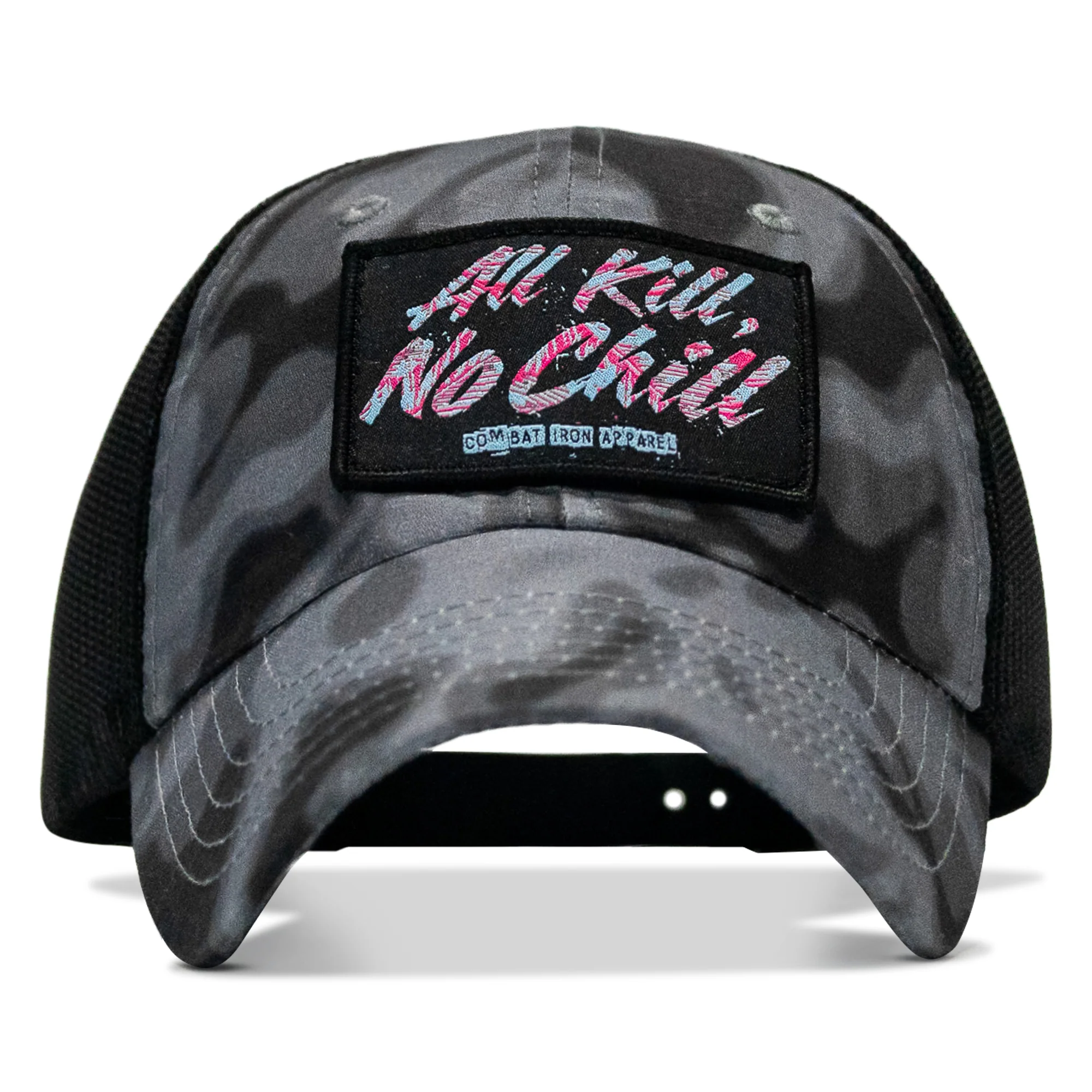 All Kill No Chill Patch Tactical Ripstop Mesh Snapback Hat