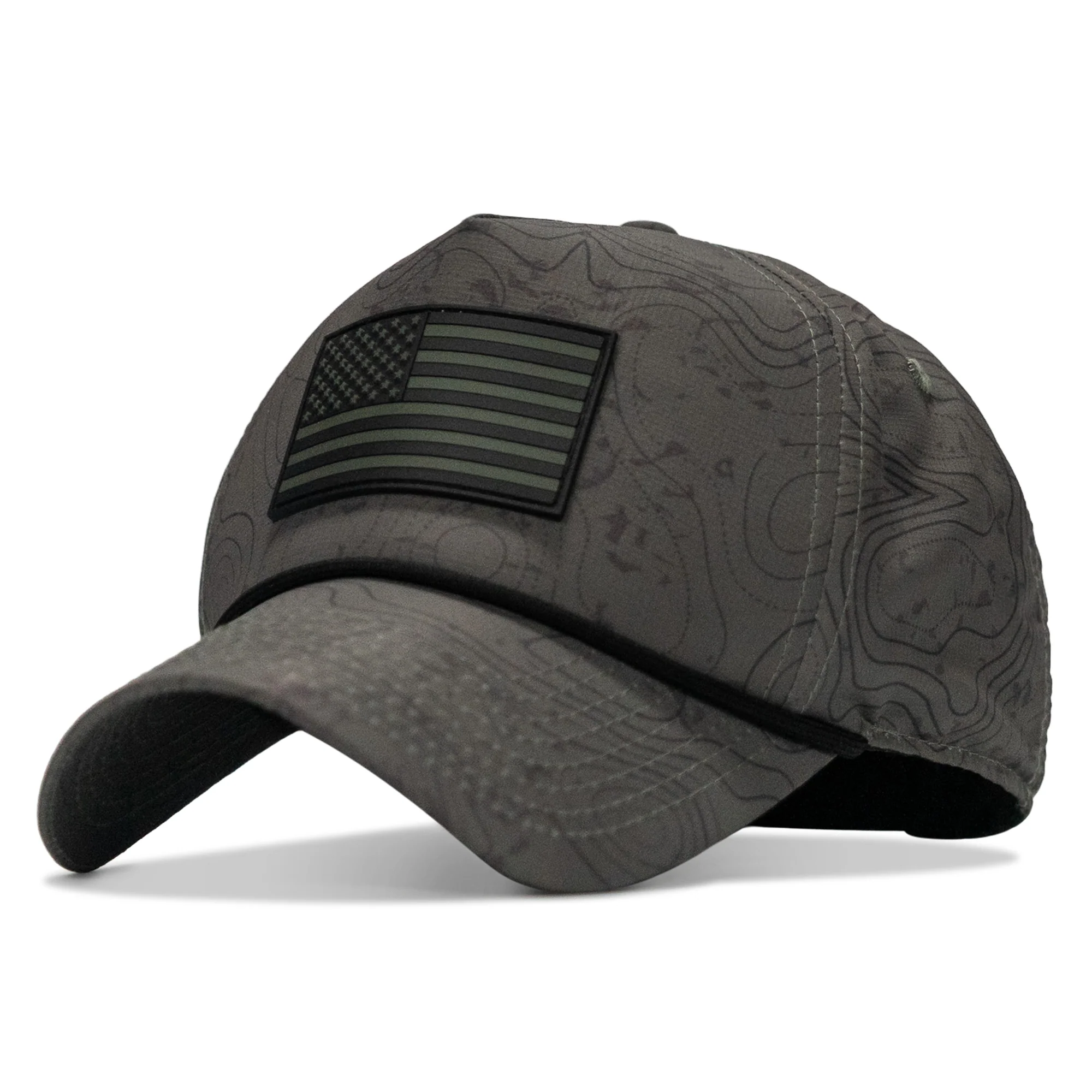 American Flag PVC Patch Waterproof Weekender Snapback - Image 112