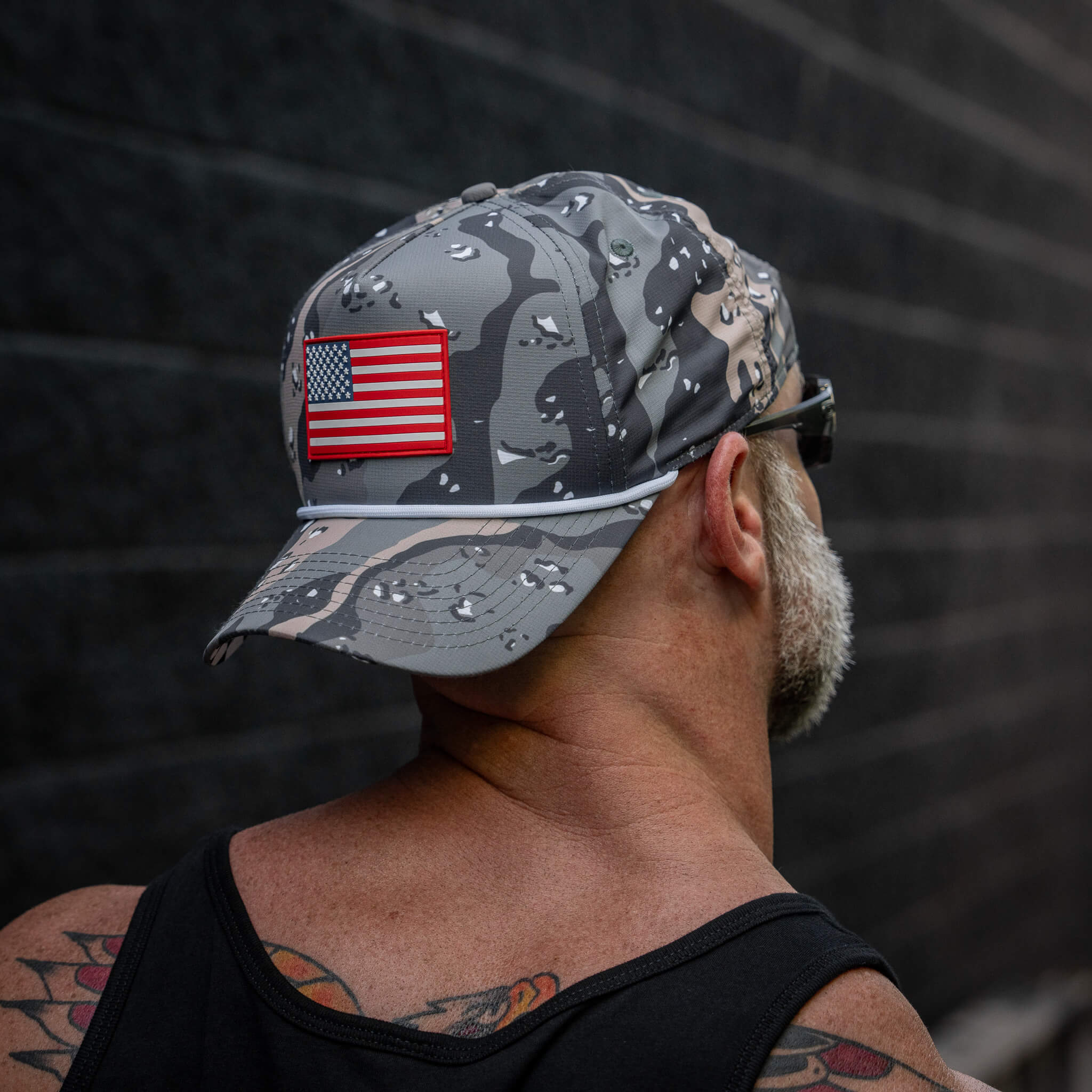 American Flag PVC Patch Waterproof Weekender Snapback - Image 122