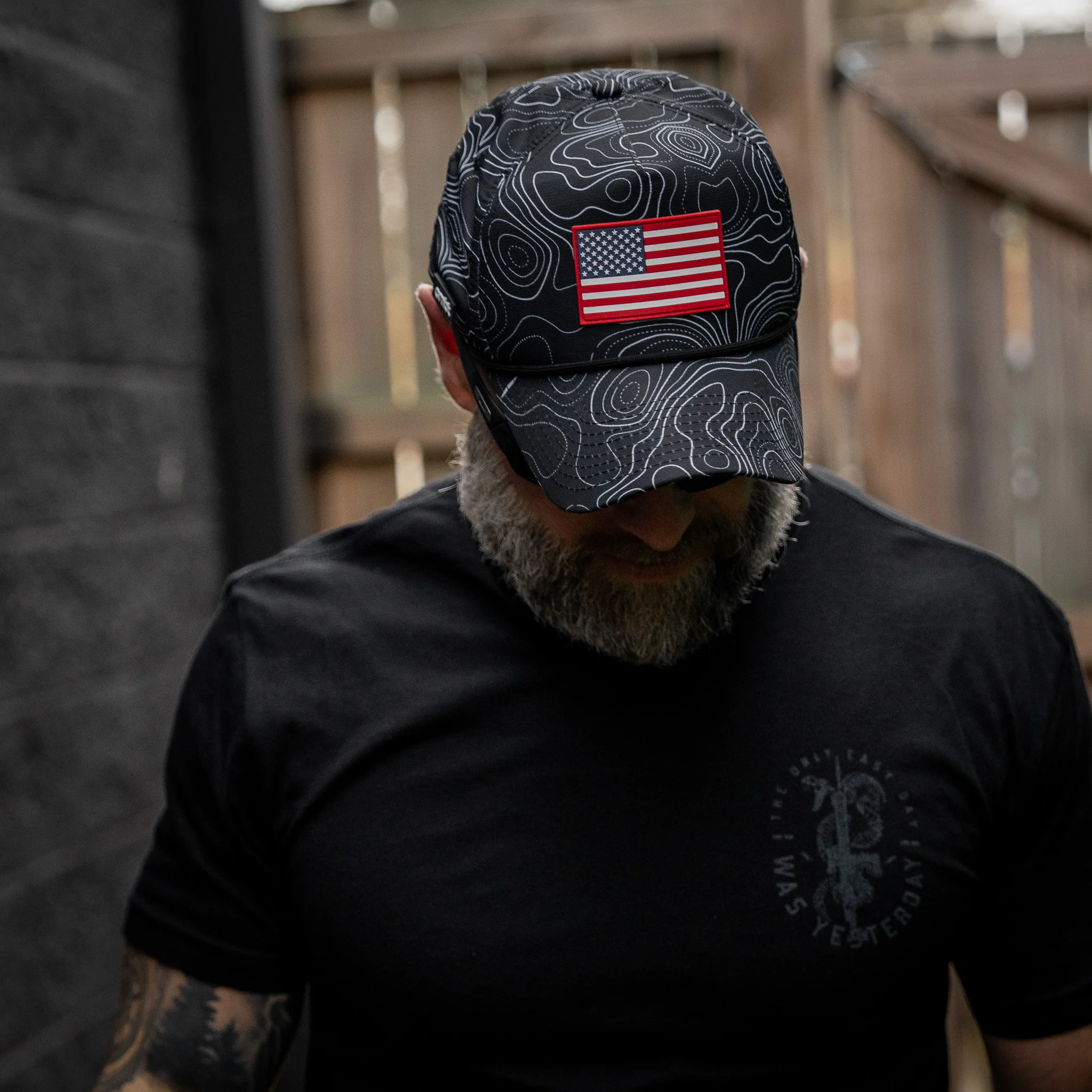 American Flag PVC Patch Waterproof Weekender Snapback - Image 22