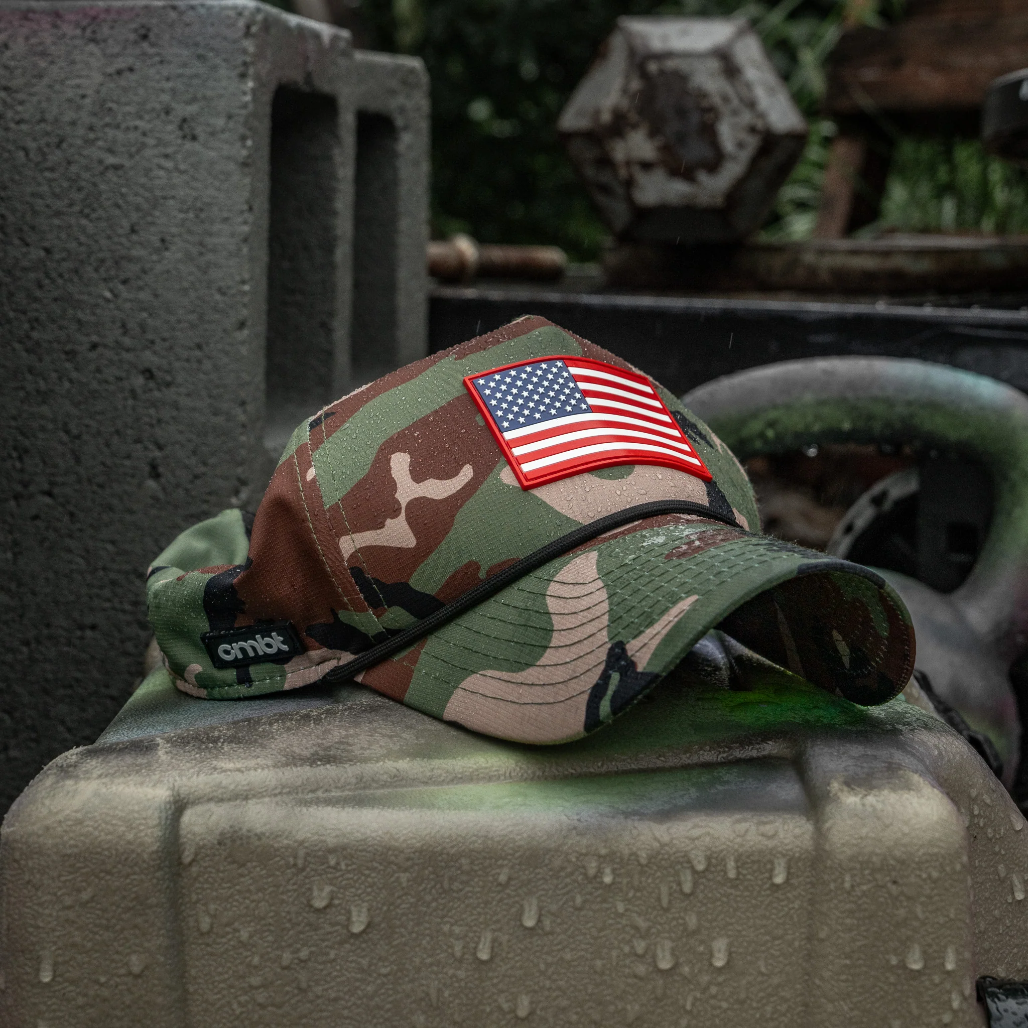 American Flag PVC Patch Waterproof Weekender Snapback - Image 80