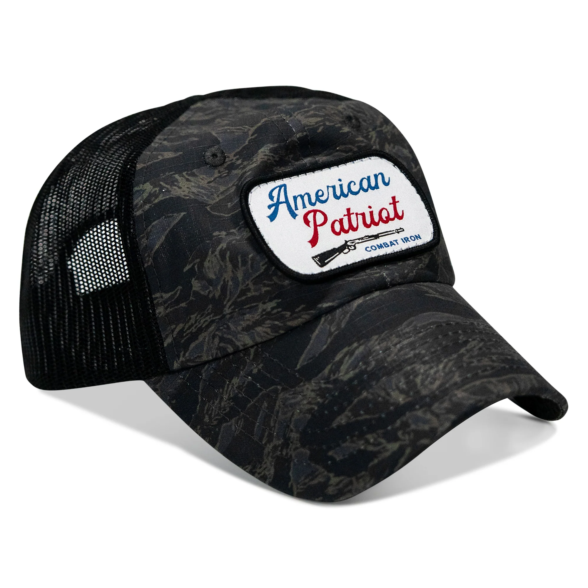 American Patriot Patch Tactical Ripstop Mesh Snapback Hat - Image 9