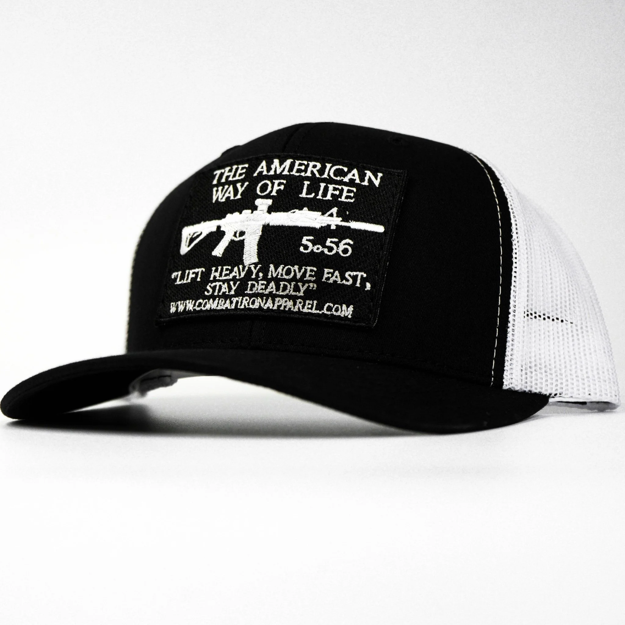 American Way Of Life 5.56 Black Patch Edition Mid-Profile Mesh Snapback - Image 10