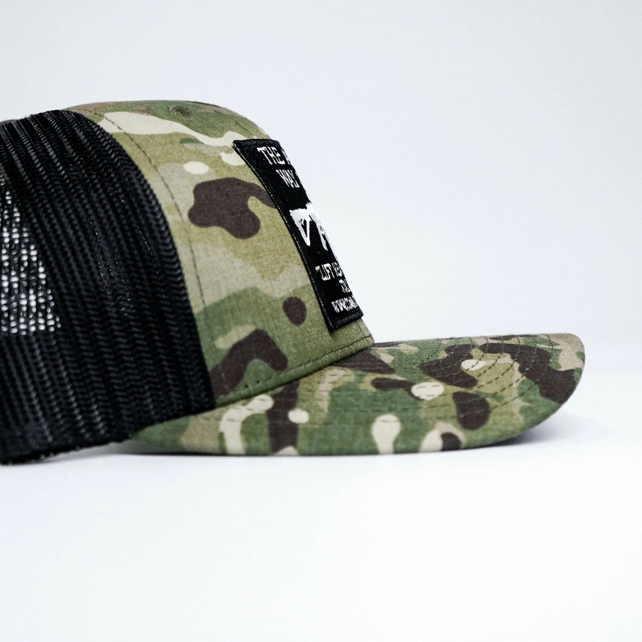 American Way Of Life 5.56 Black Patch Edition Mid-Profile Mesh Snapback - Image 6