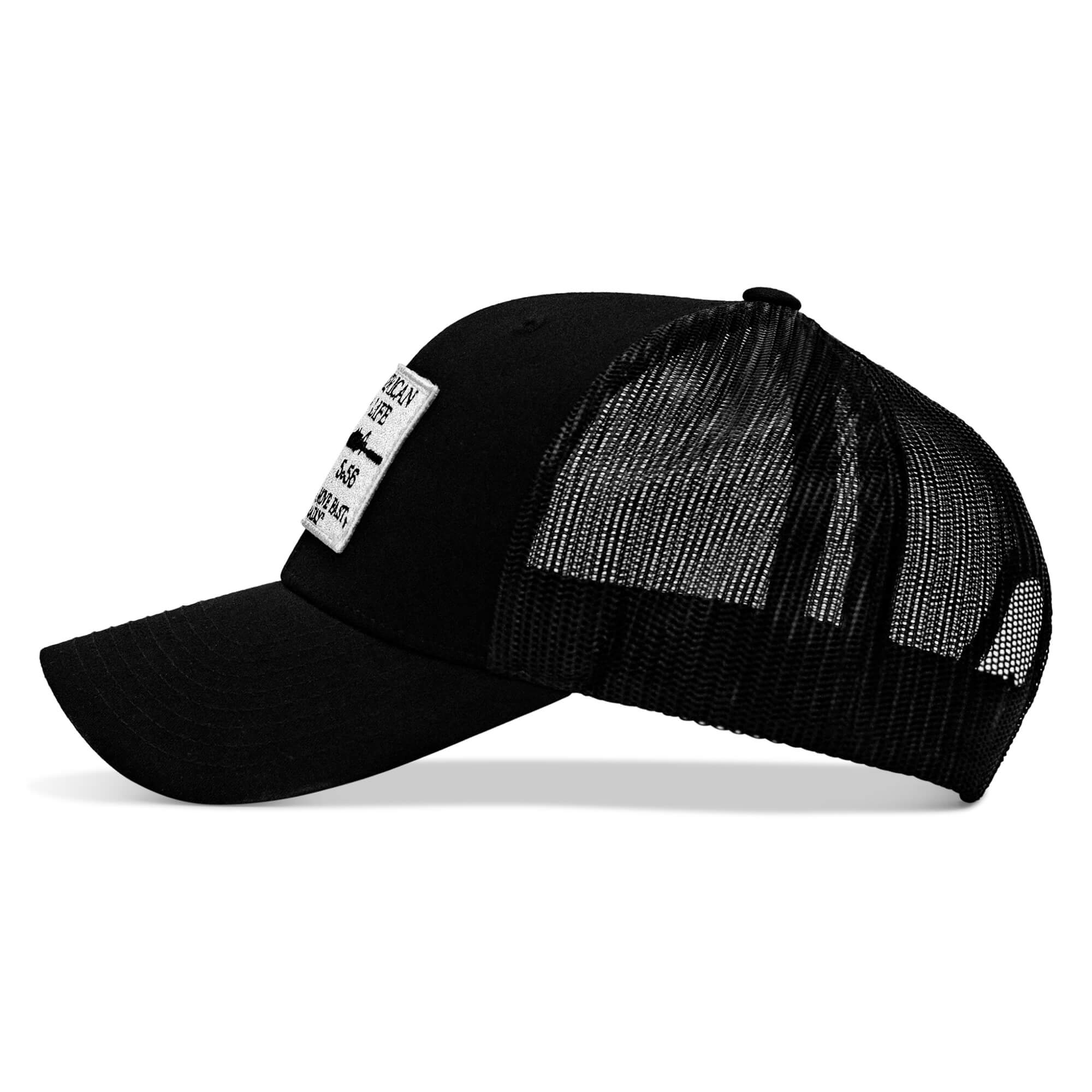 American Way Of Life White Patch Snapback Hat - Image 5