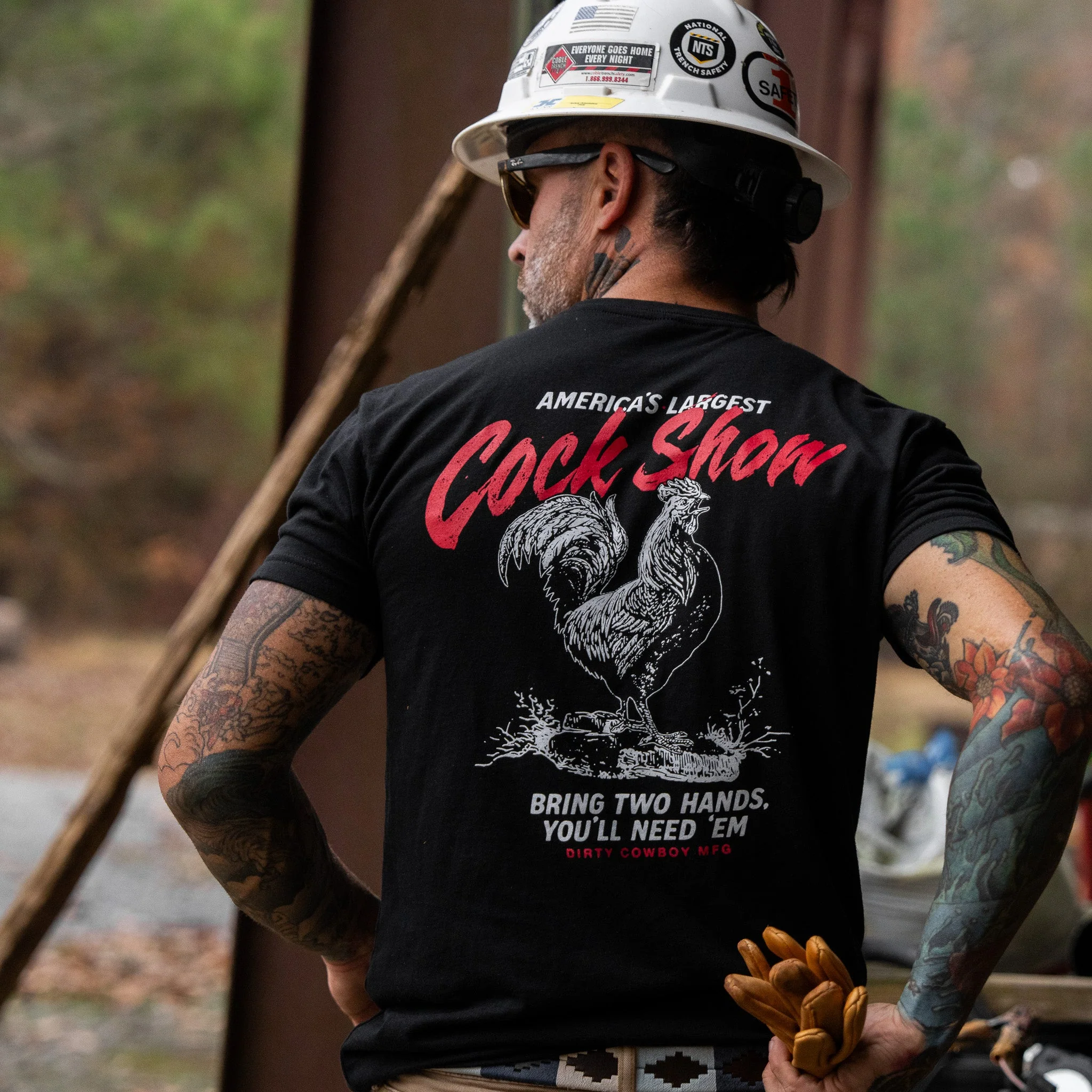 America's Largest Cock Show Men's T-Shirt - Image 8
