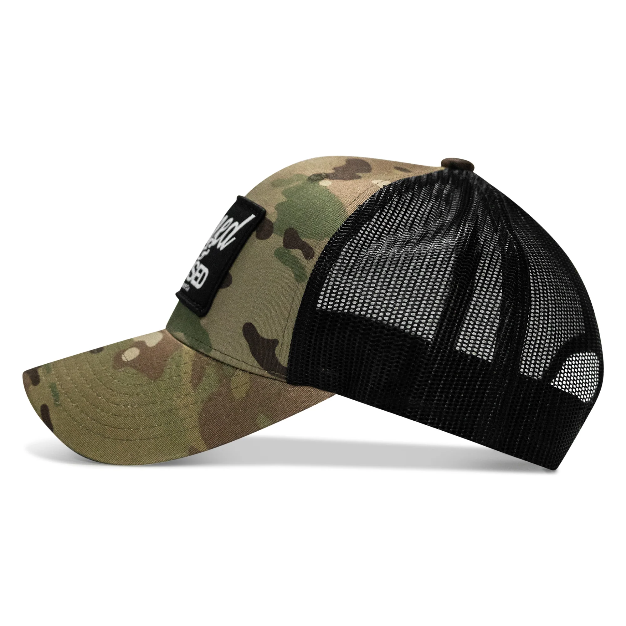 Armed & Aroused Patch Snapback Hat - Image 4