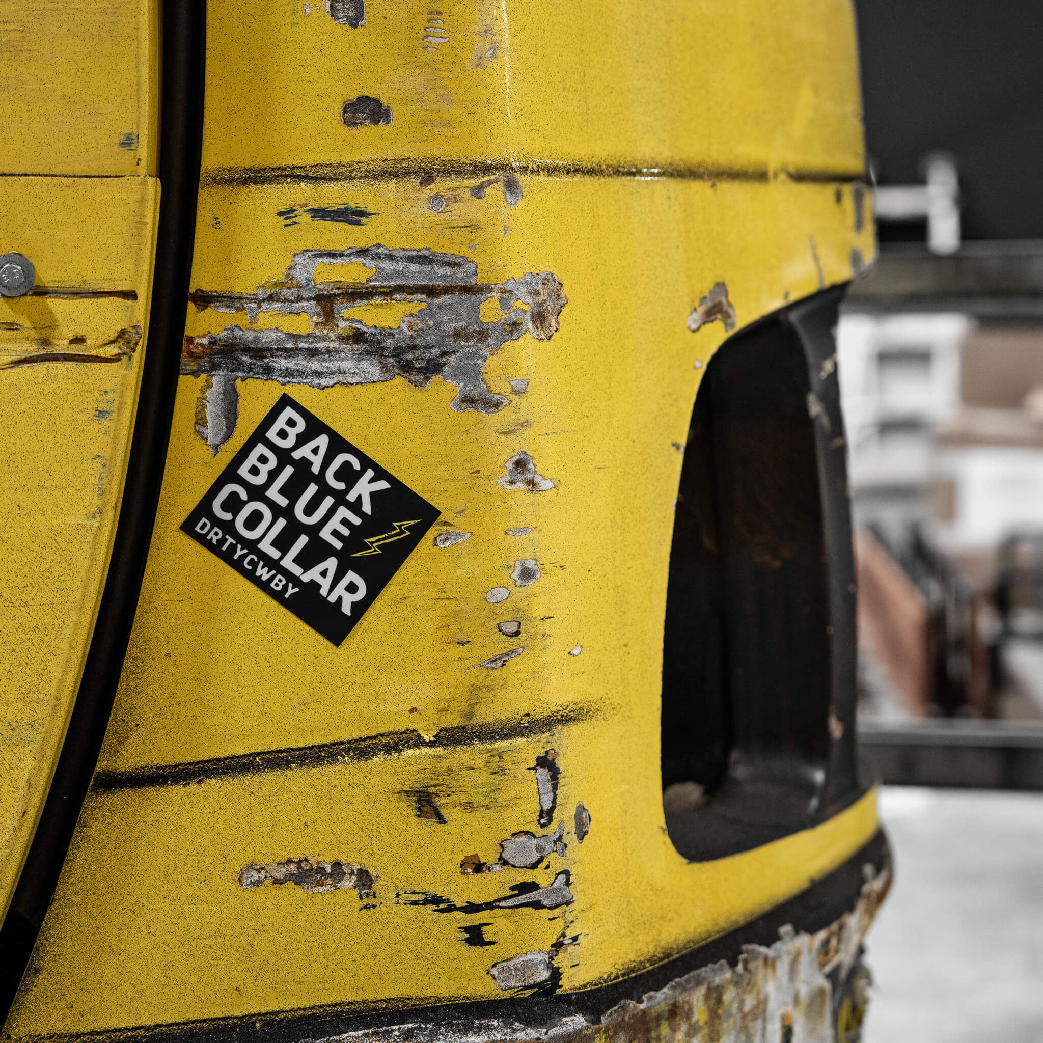 Back Blue Collar Decal - Image 3