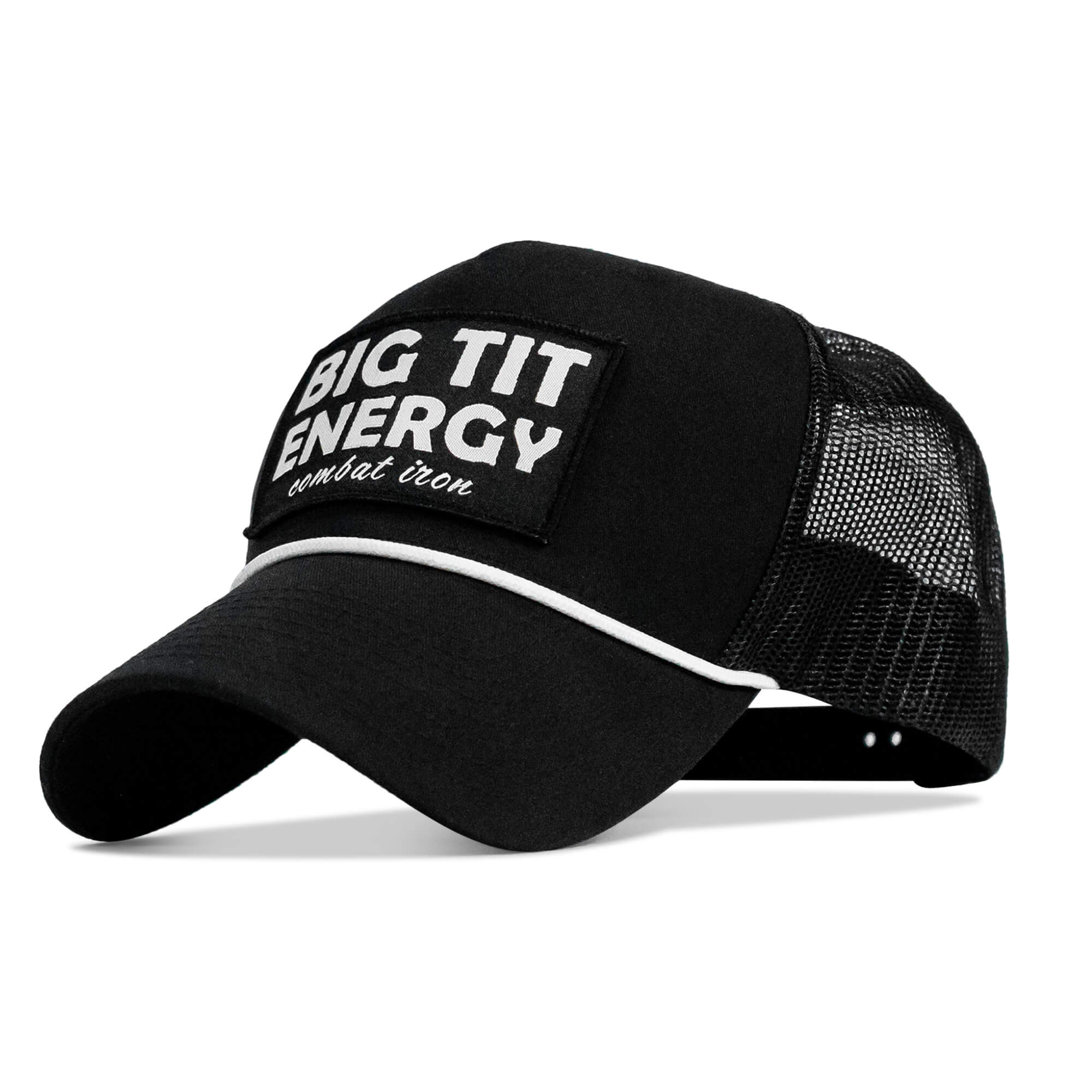Big Tit Energy Patch Rope Snapback Hat - Image 8