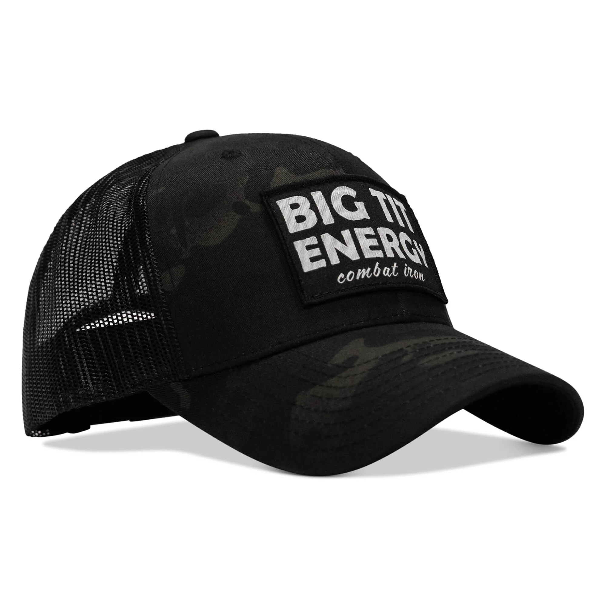 Big Tit Energy Patch Snapback Hat - Image 25