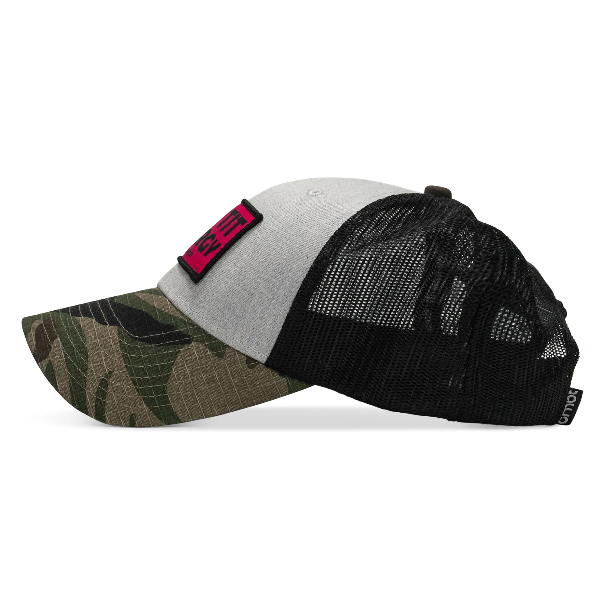 Big Tit Energy Pink Patch Snapback Hat - Image 9