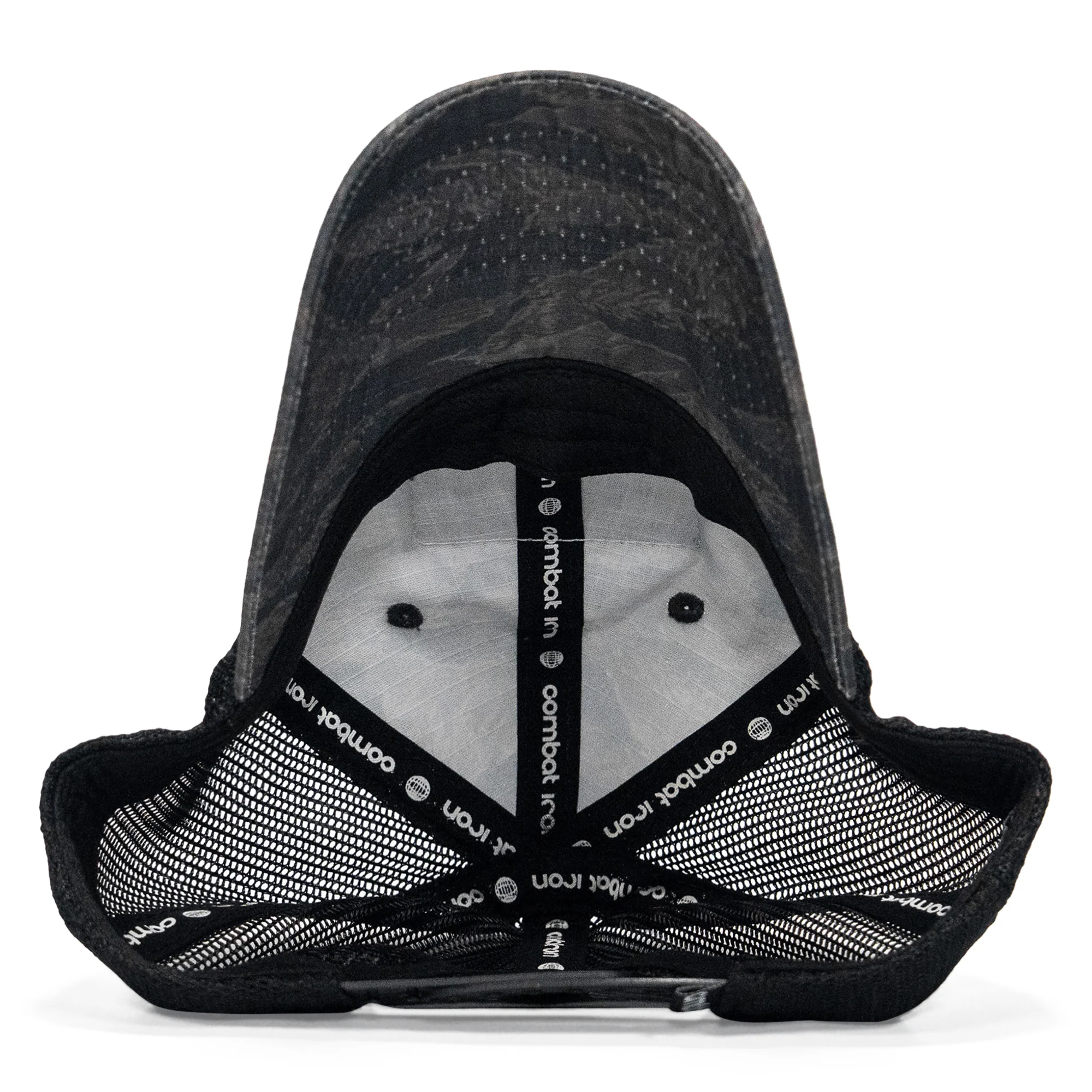 Big Tit Energy Pink Patch Tactical Ripstop Mesh Snapback Hat - Image 6