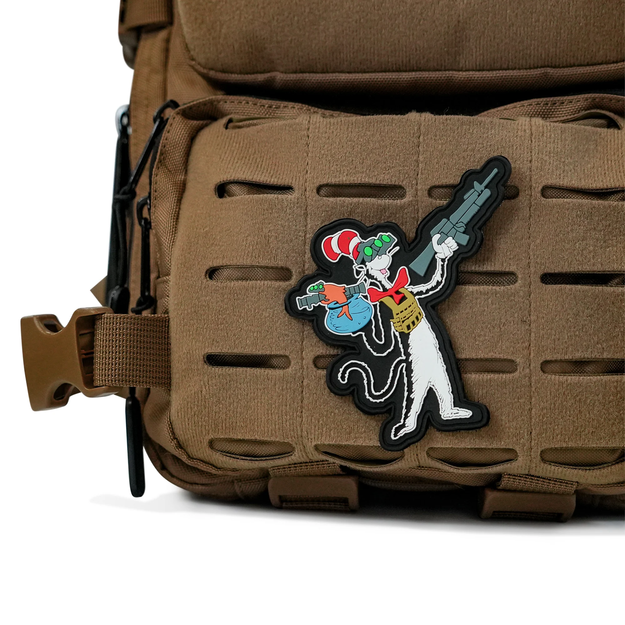 Cat with a Gat Pvc Patch - Image 3