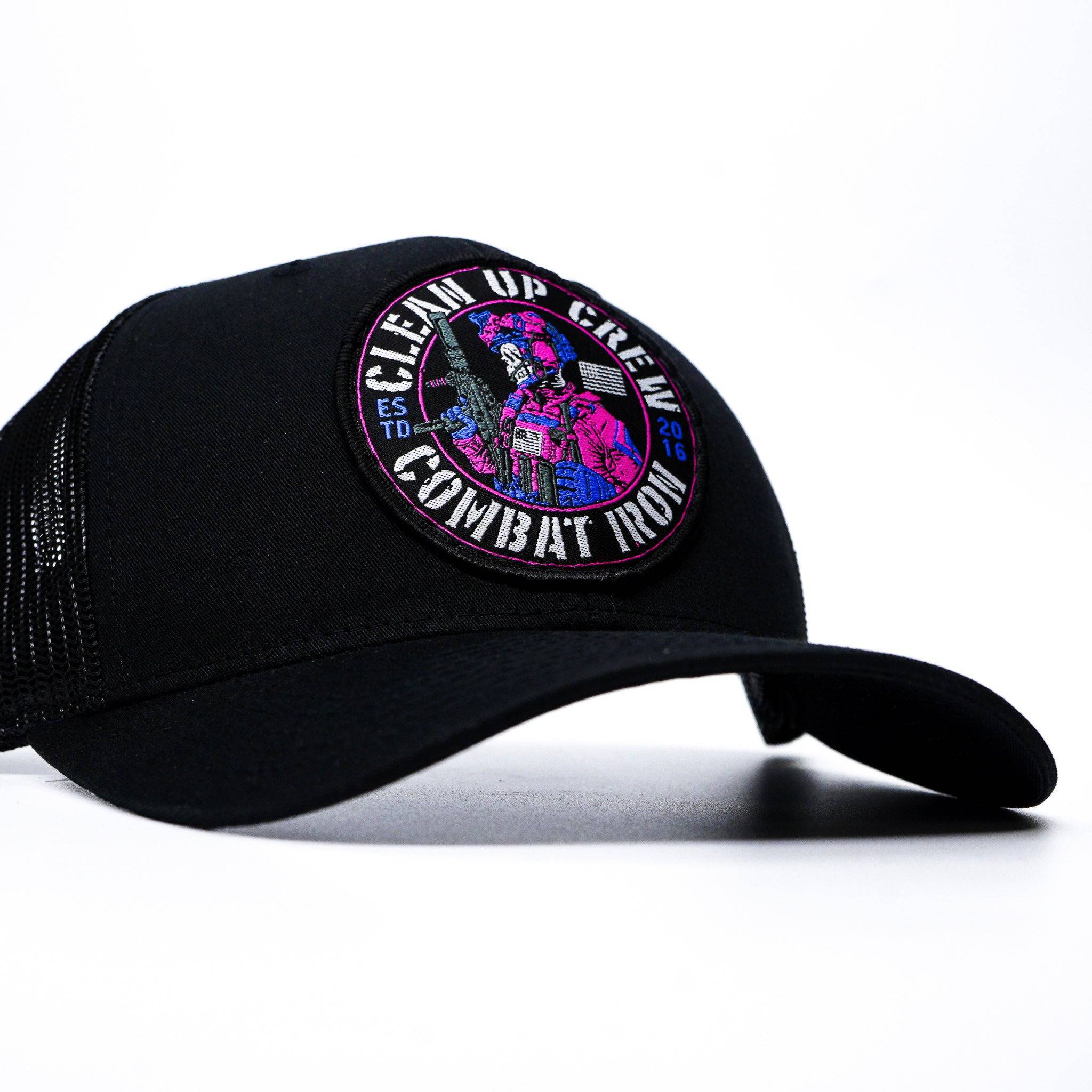 Clean Up Crew Miami Patch Mid-Profile Mesh Snapback Hat - Image 2
