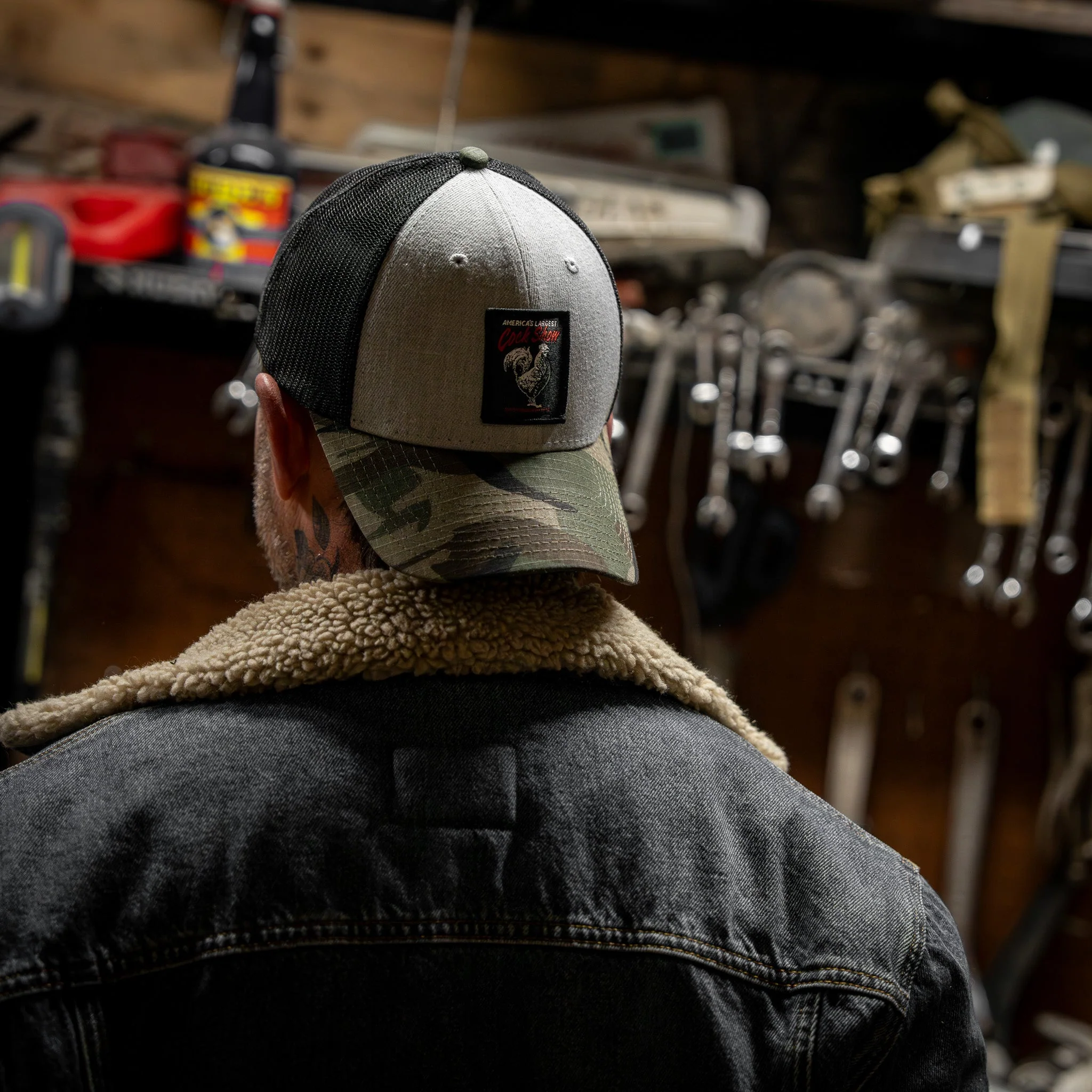 Cock Show Patch Classic Snapback Hat - Image 7