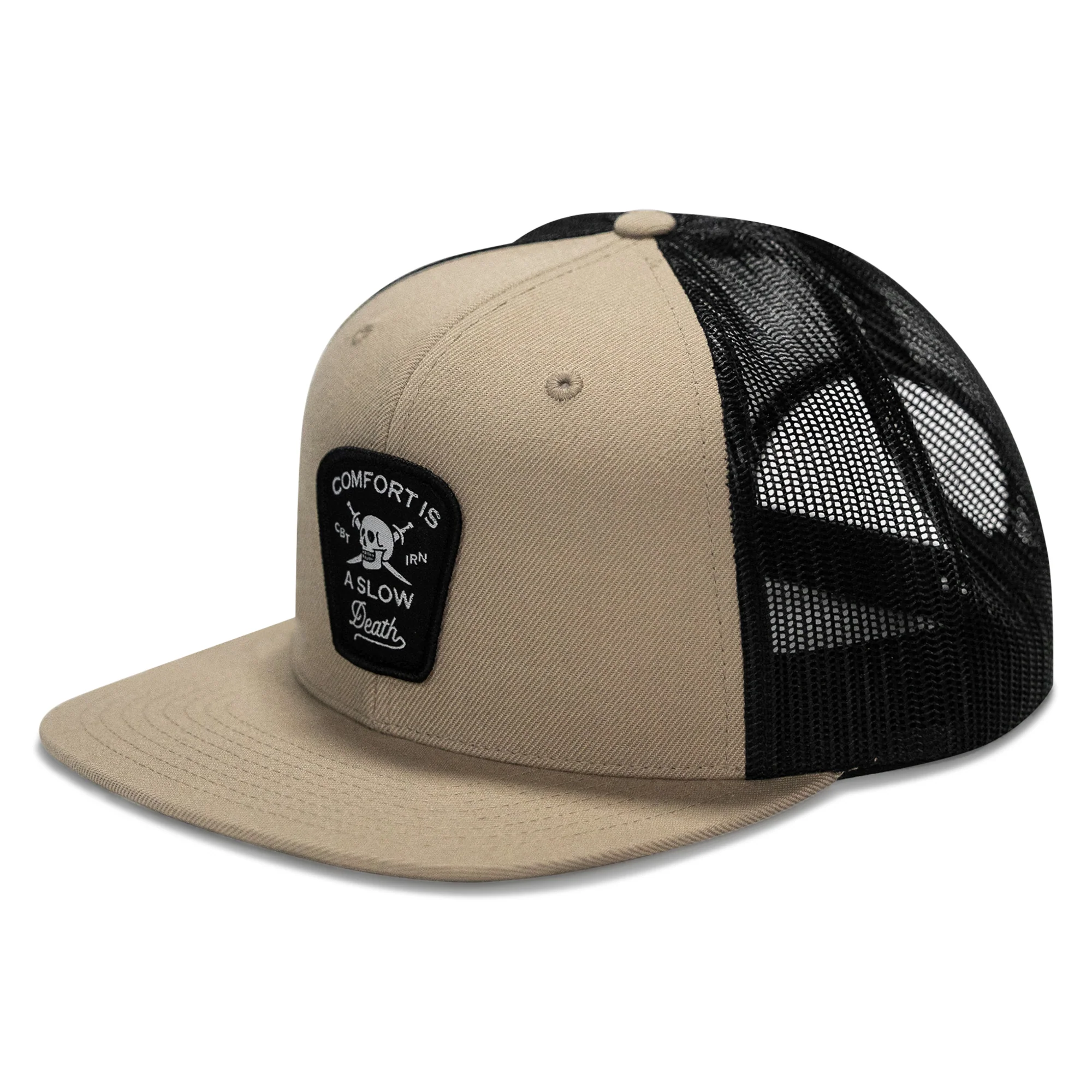 Comfort Is A Slow Death Patch Flatbill Snapback Hat - Image 20