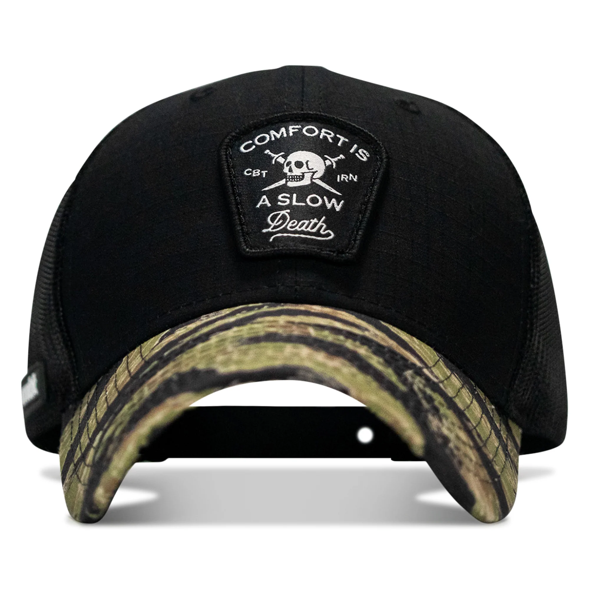 Comfort Is A Slow Death Patch Original Ripstop Snapback Hat - Image 8