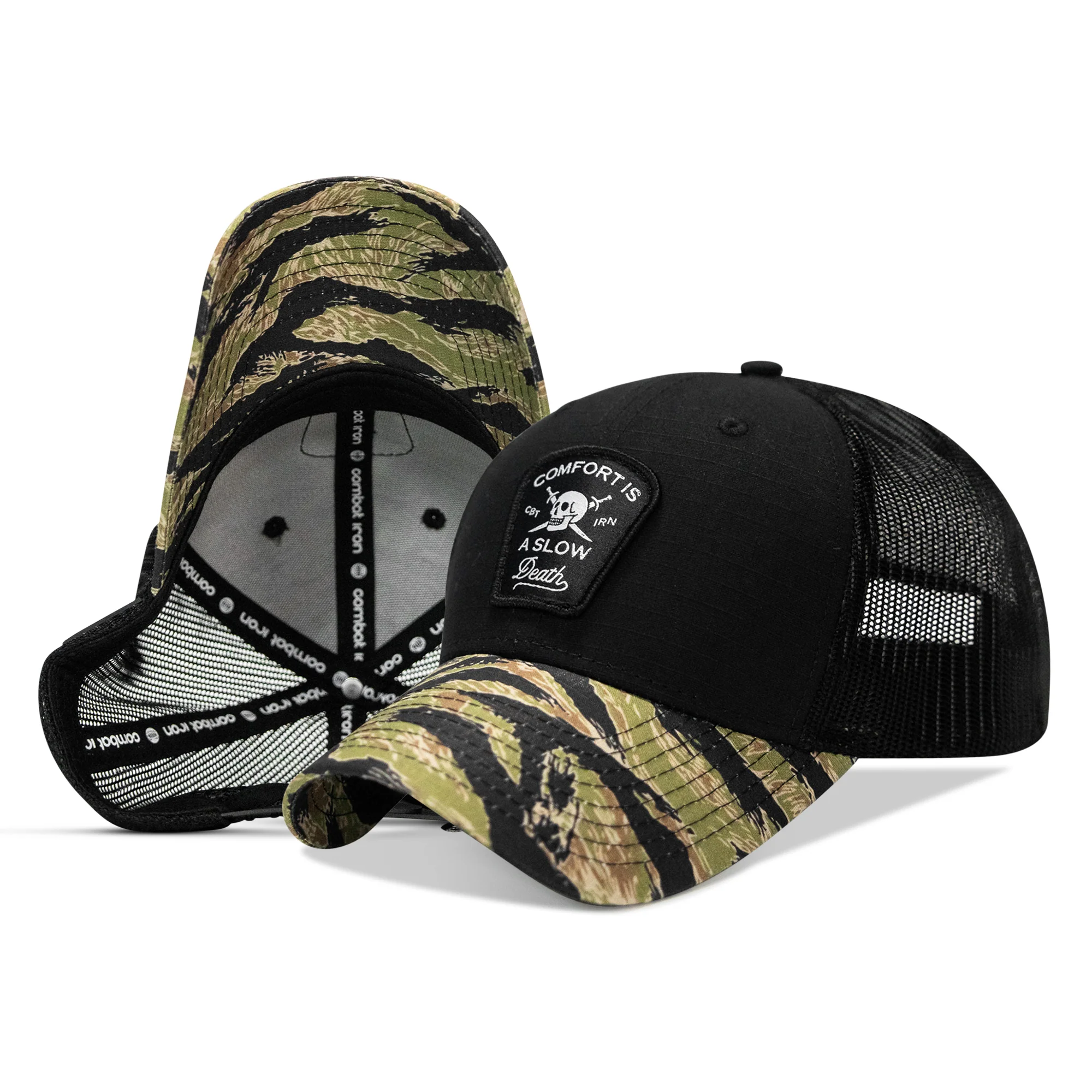 Comfort Is A Slow Death Patch Original Ripstop Snapback Hat - Image 9