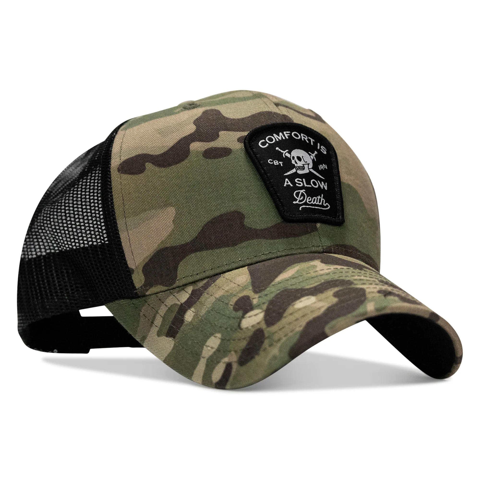 Comfort Is A Slow Death Patch Snapback Hat - Image 10