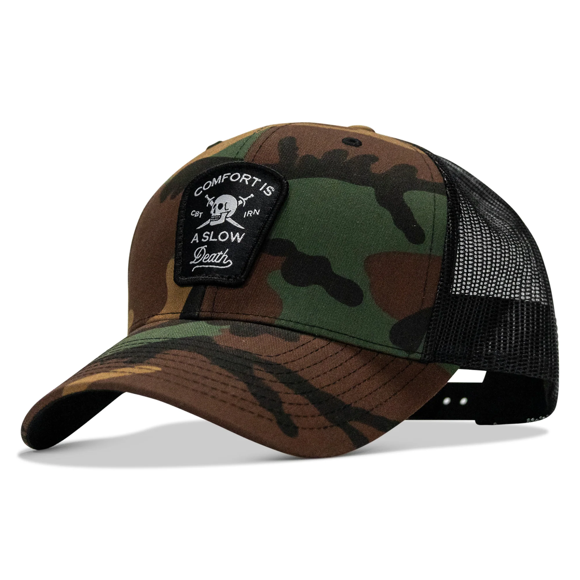 Comfort Is A Slow Death Patch Snapback Hat - Image 14