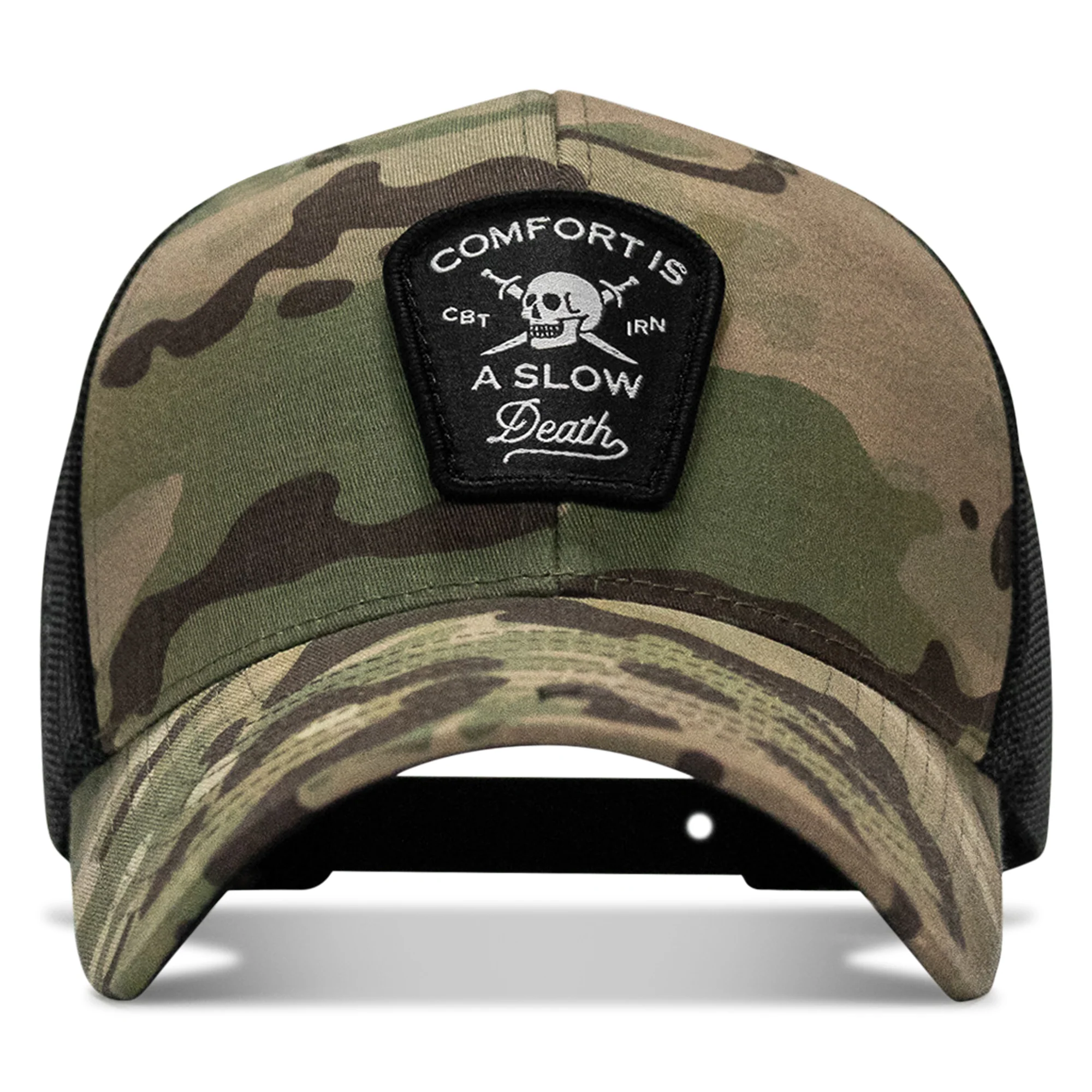 Comfort Is A Slow Death Patch Snapback Hat - Image 8