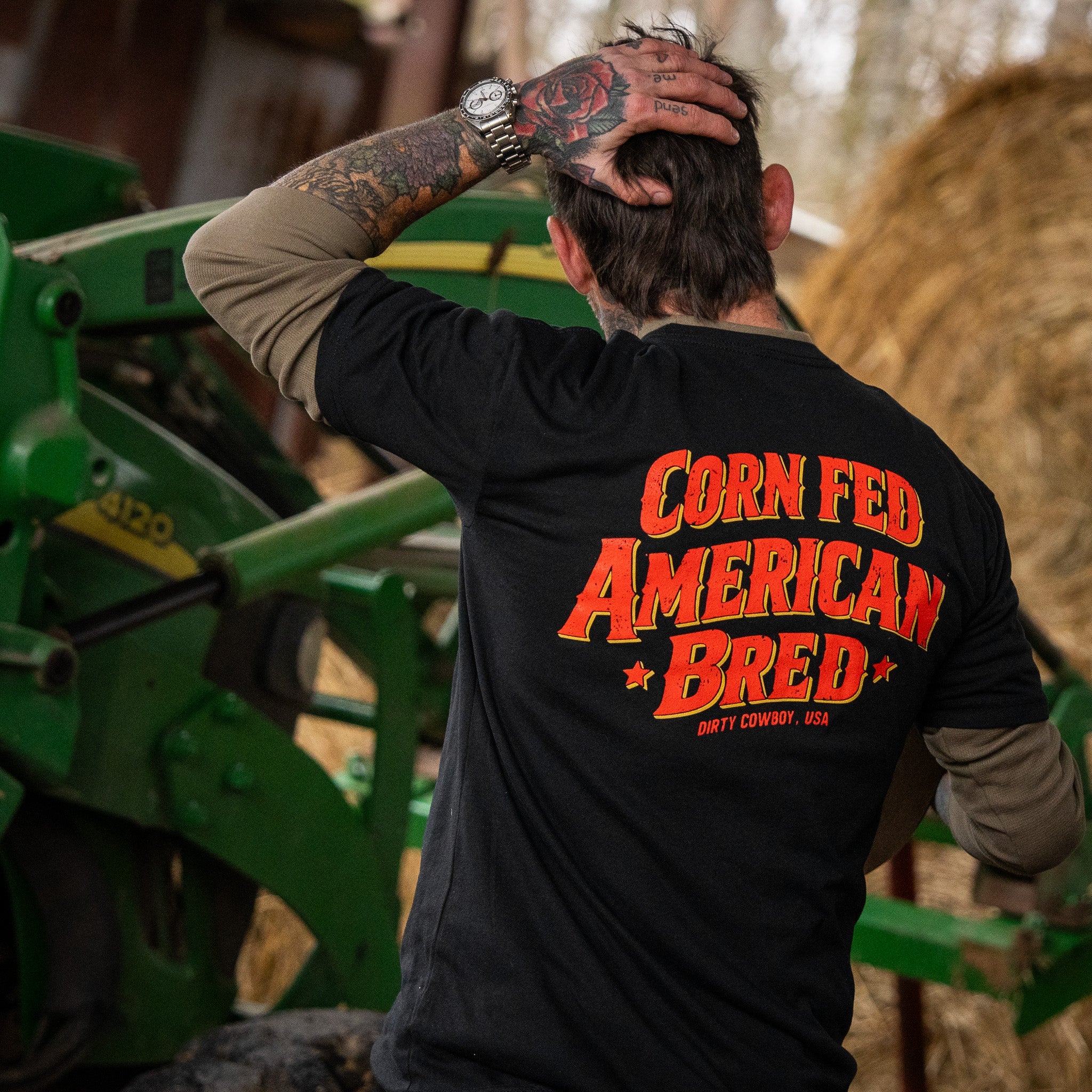 Corn Fed. American Bred Men's T-Shirt - Image 5