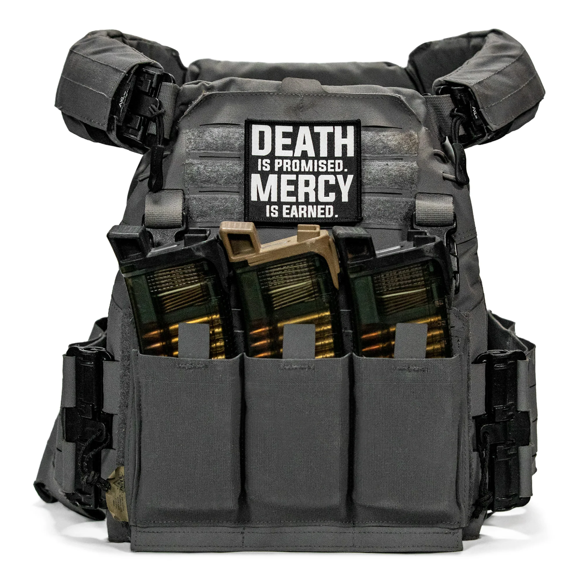 Death Is Promised. Mercy Is Earned Velcro Patch - Image 6
