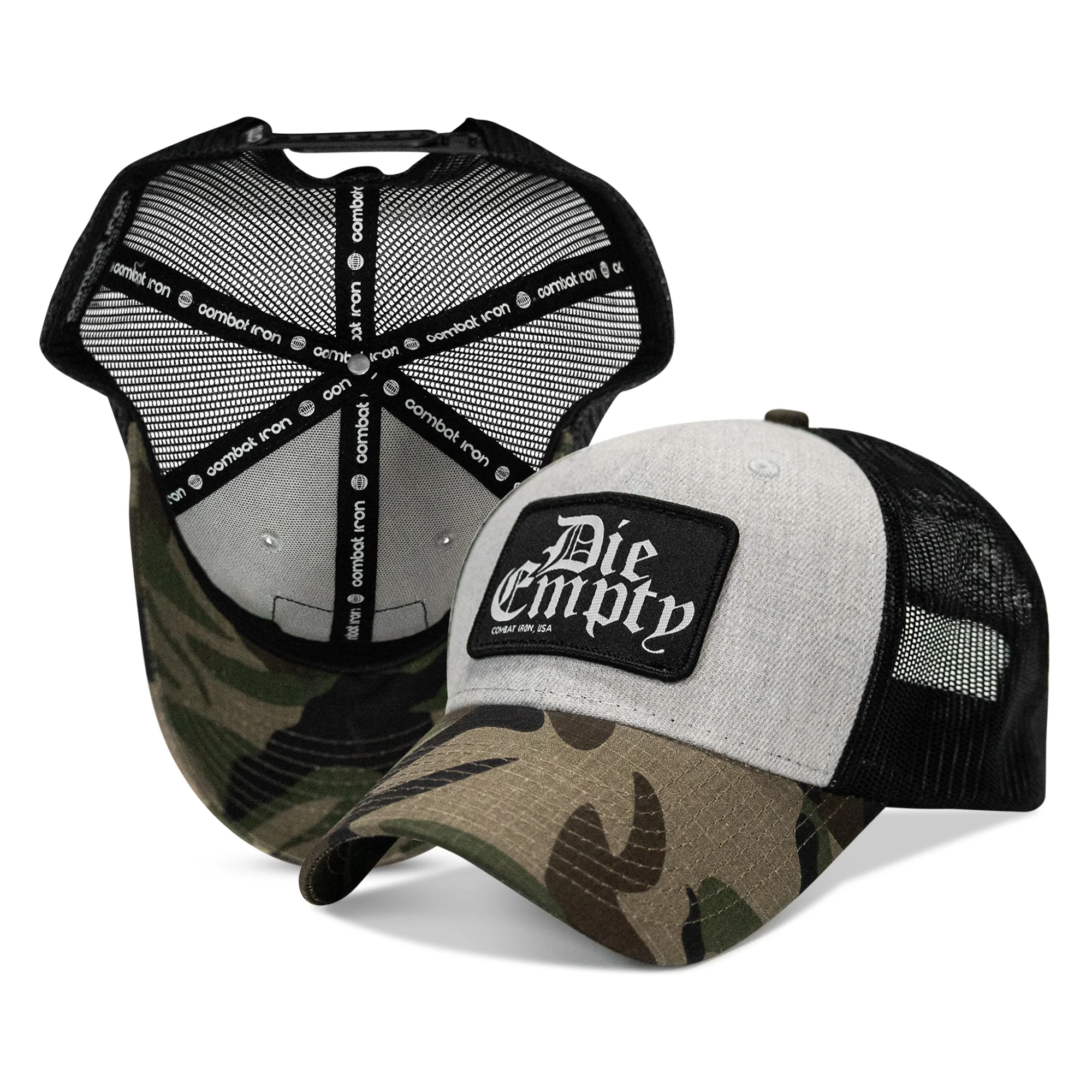 Die Empty Black Patch Snapback Hat - Image 24