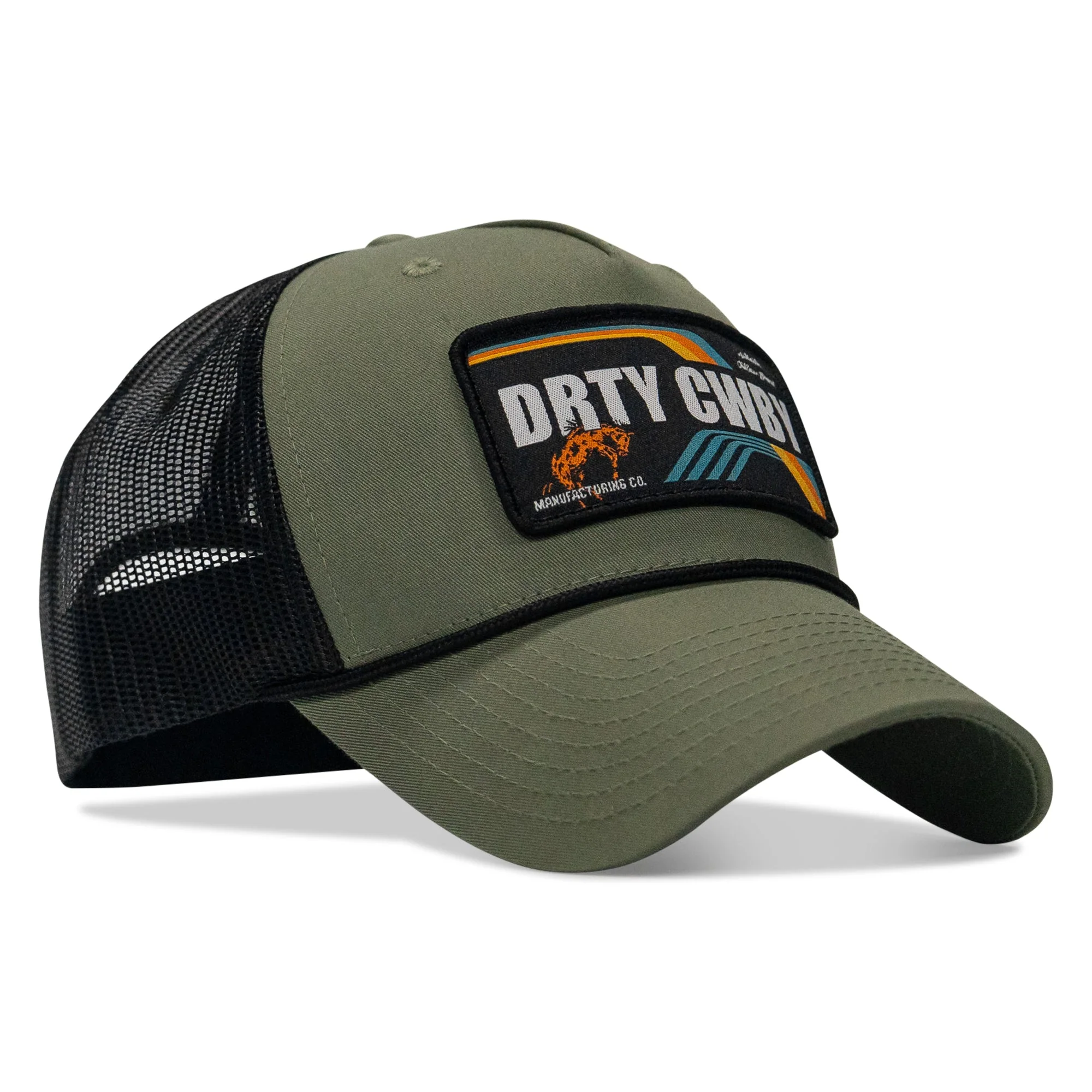 DRTYCWBY Vintage Bronco Patch Rope Snapback Hat - Image 7