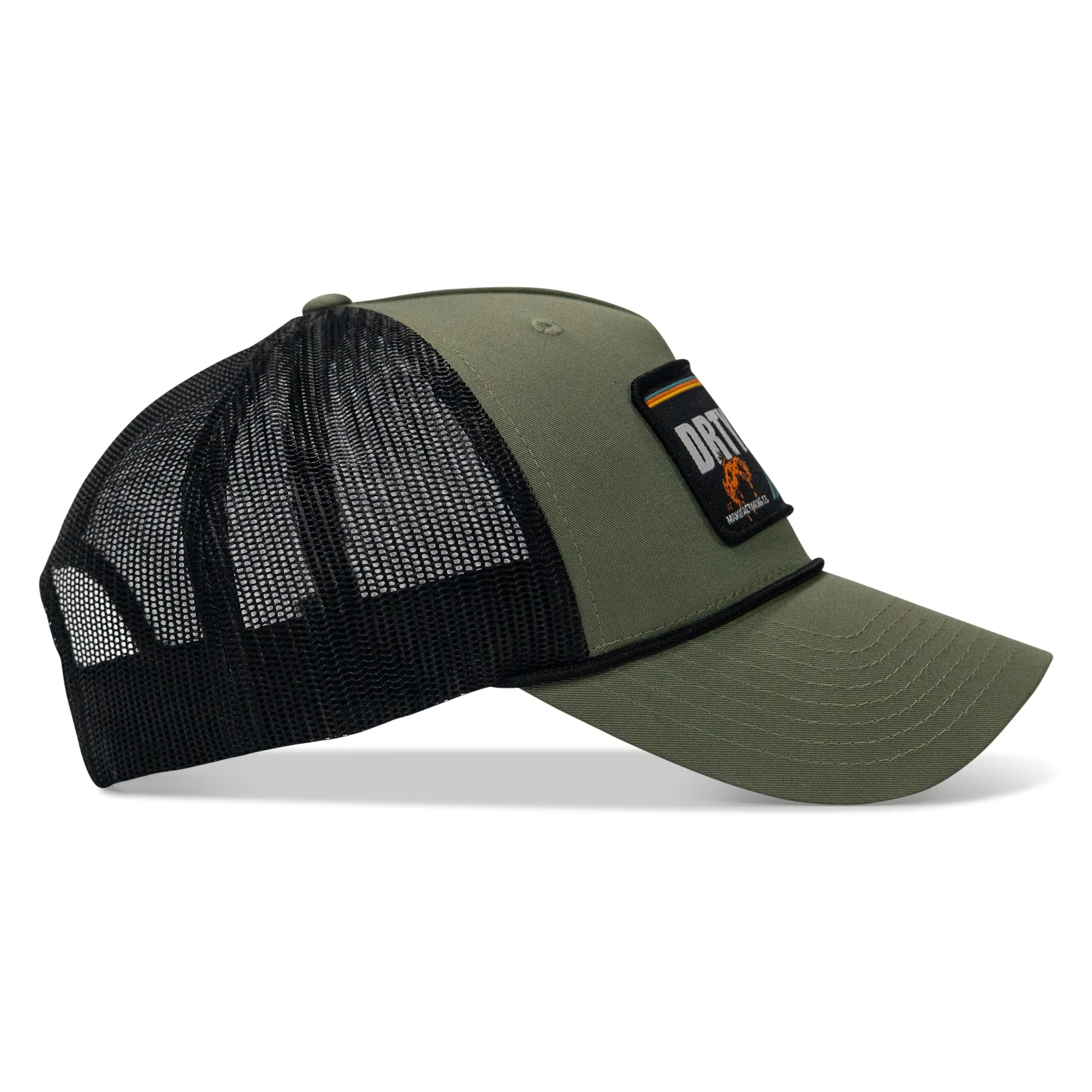 DRTYCWBY Vintage Bronco Patch Rope Snapback Hat - Image 9