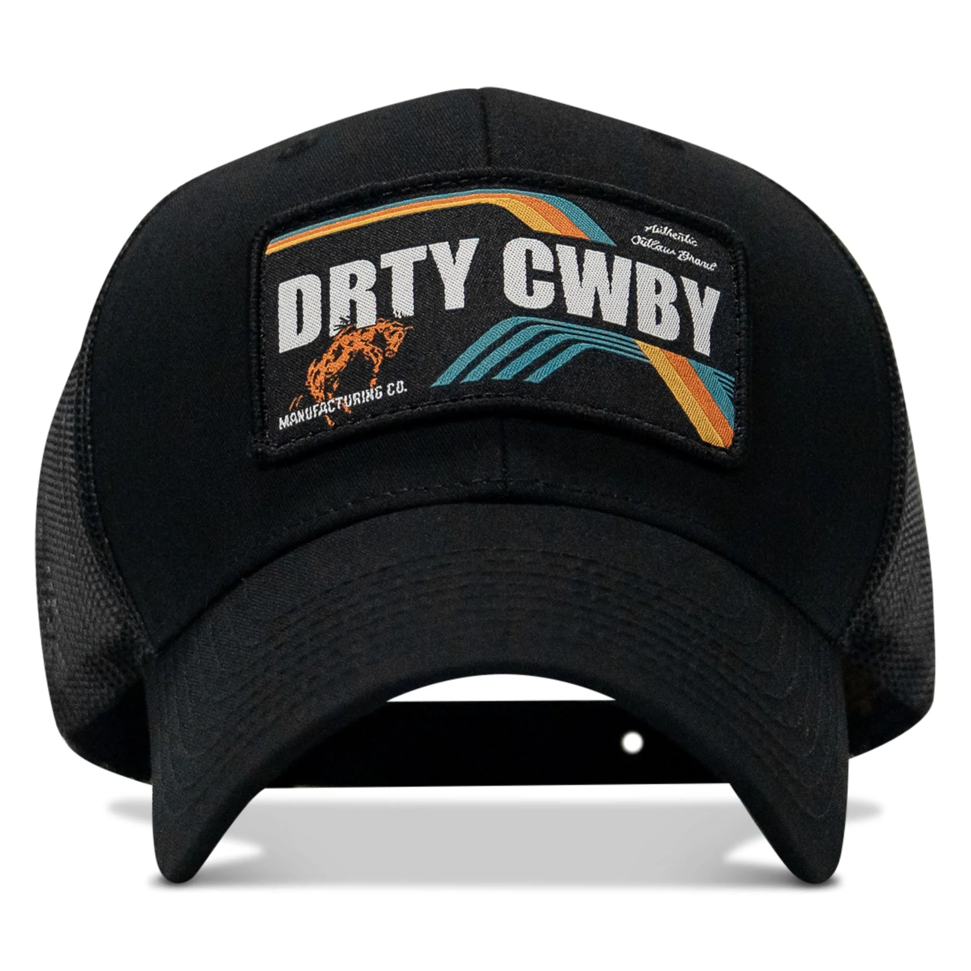 DRTYCWBY Vintage Bronco Patch Snapback Hat