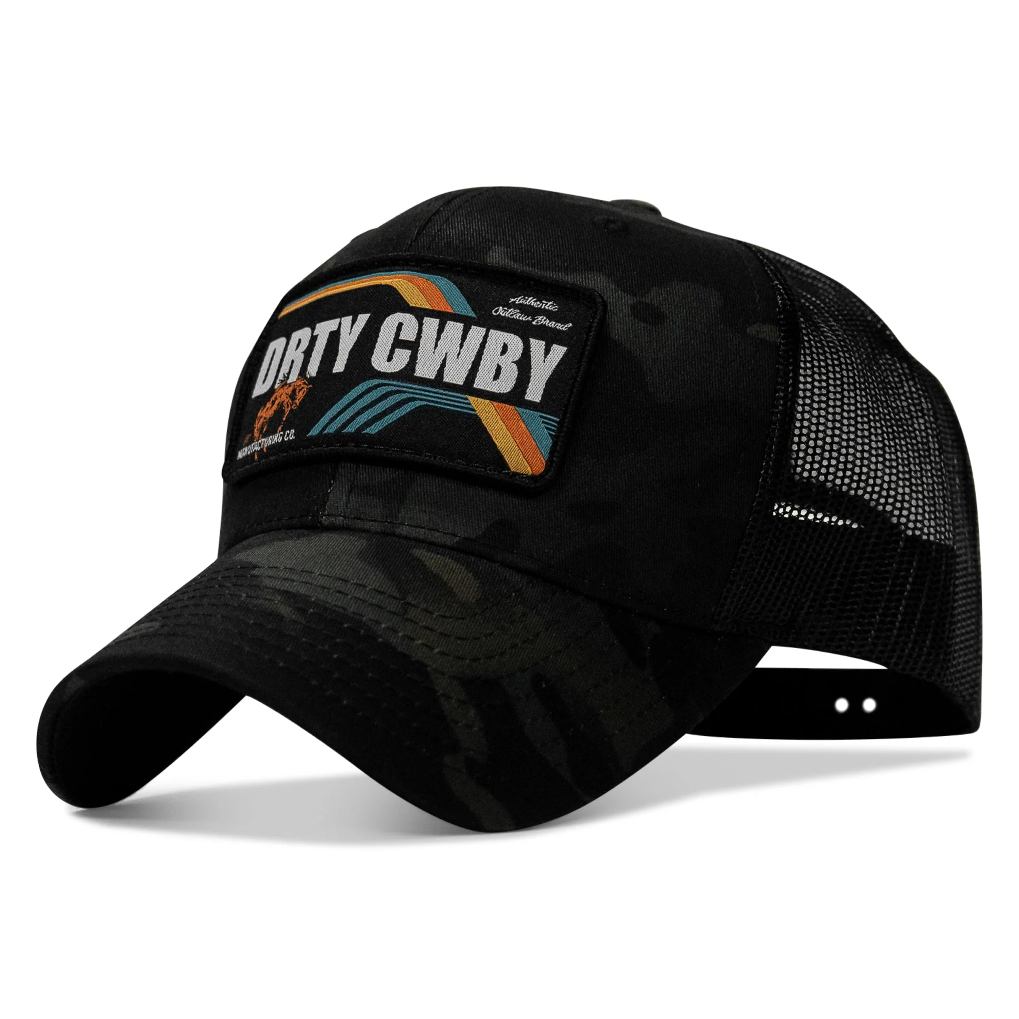 DRTYCWBY Vintage Bronco Patch Snapback Hat - Image 14