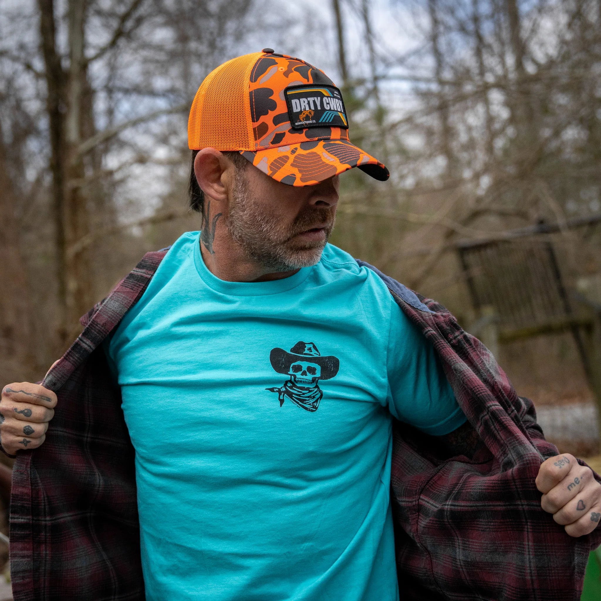 DRTYCWBY Vintage Bronco Patch Snapback Hat - Image 29