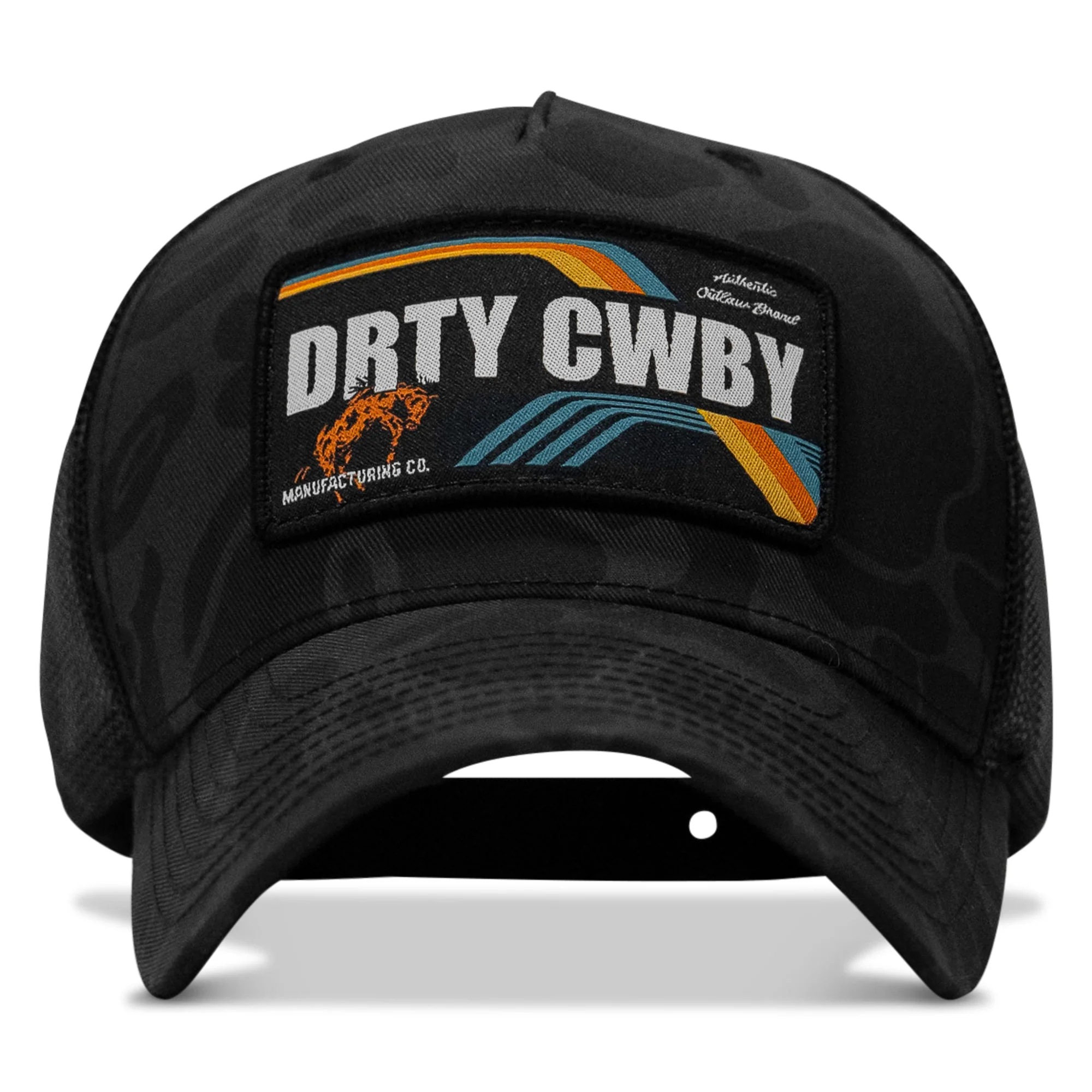 DRTYCWBY Vintage Bronco Patch Snapback Hat - Image 6