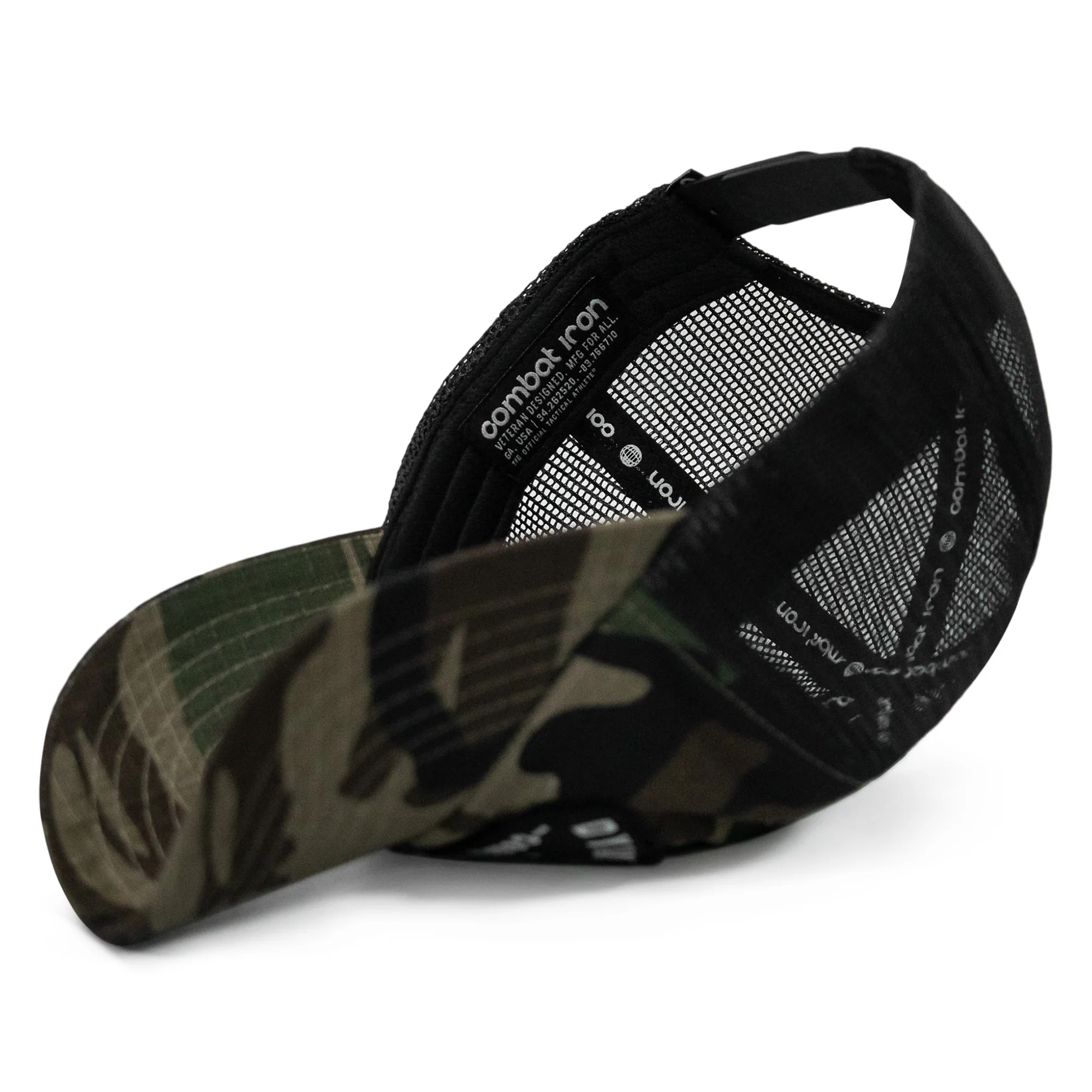 Dying Is Easy Arched Patch Tactical Ripstop Mesh Snapback Hat - Image 11