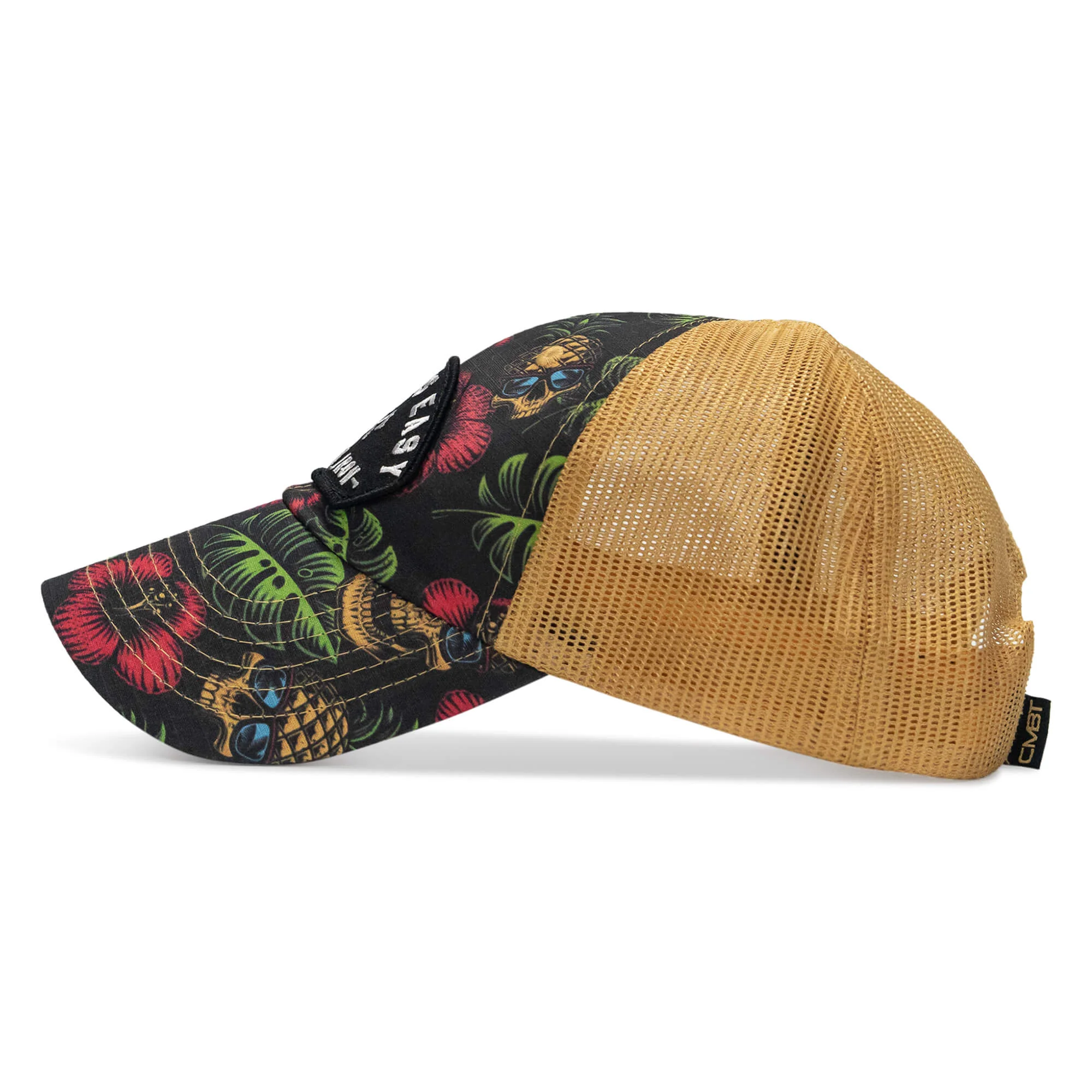 Dying Is Easy Arched Patch Tactical Ripstop Mesh Snapback Hat - Image 19