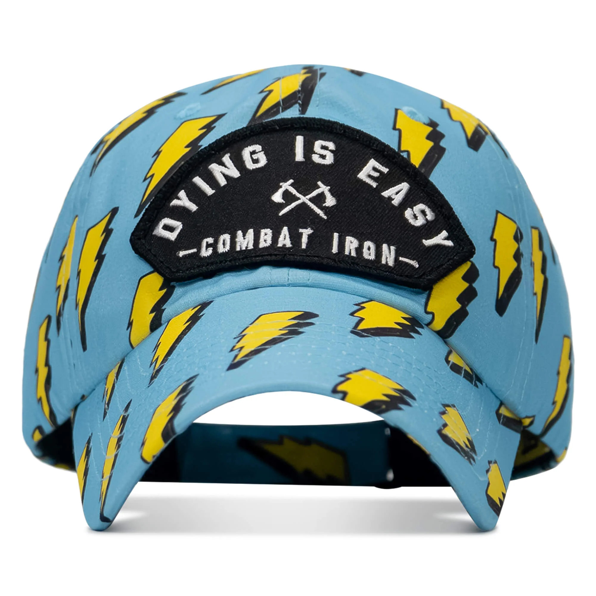 Dying Is Easy Arched Patch Tactical Ripstop Mesh Snapback Hat - Image 22
