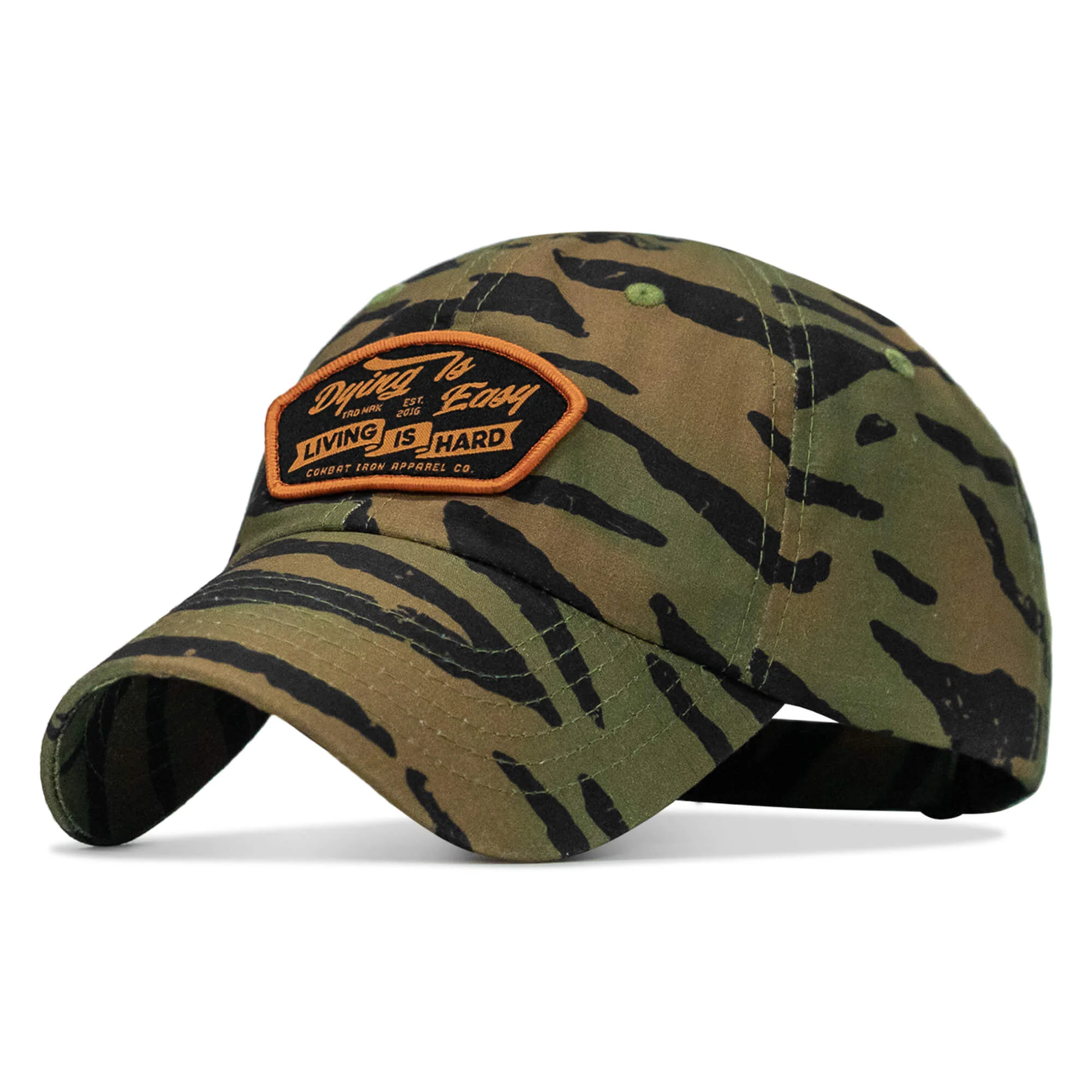Dying Is Easy, Living Is Hard Patch Tactical Ripstop Mesh Snapback Hat - Image 20