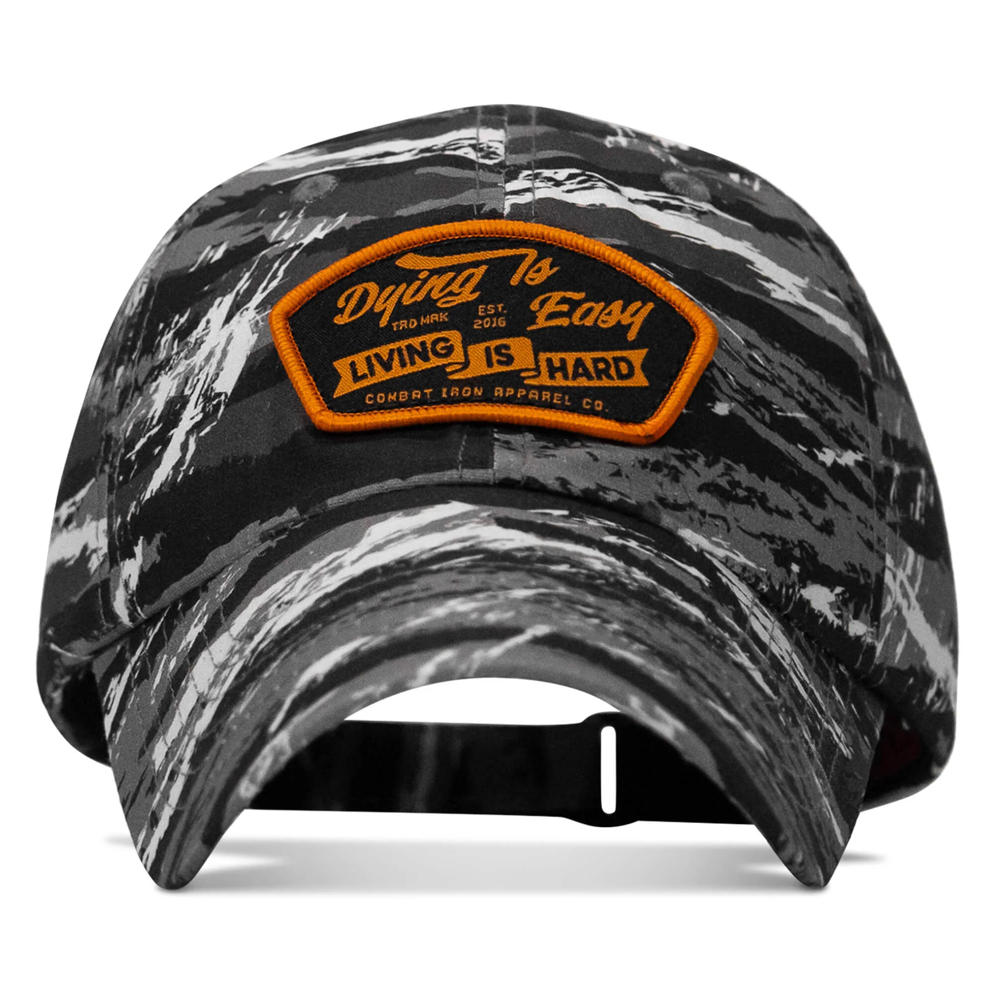 Dying Is Easy, Living Is Hard Patch Tactical Ripstop Mesh Snapback Hat - Image 23