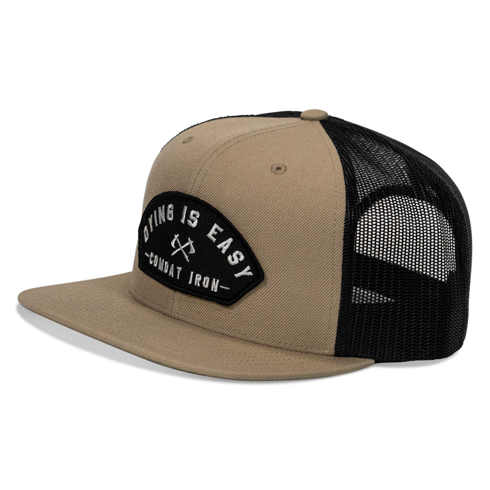 Dying Is Easy Patch Flatbill SnapBack Hat - Image 3