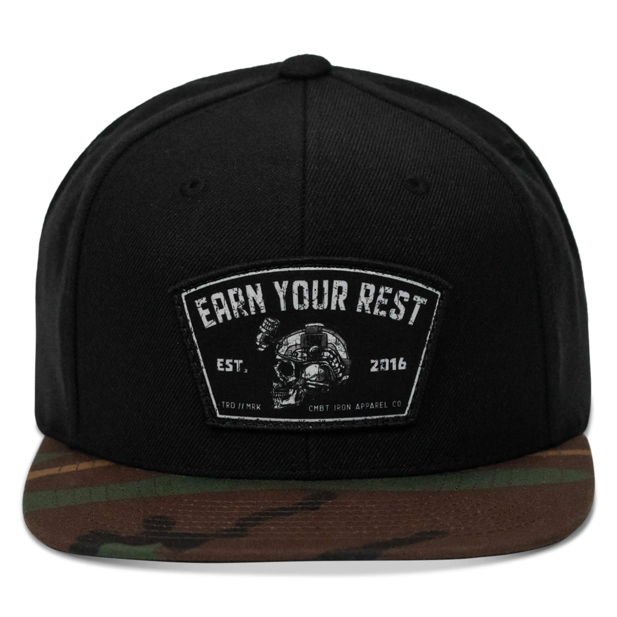 Earn Your Rest Flatbill SnapBack Hat