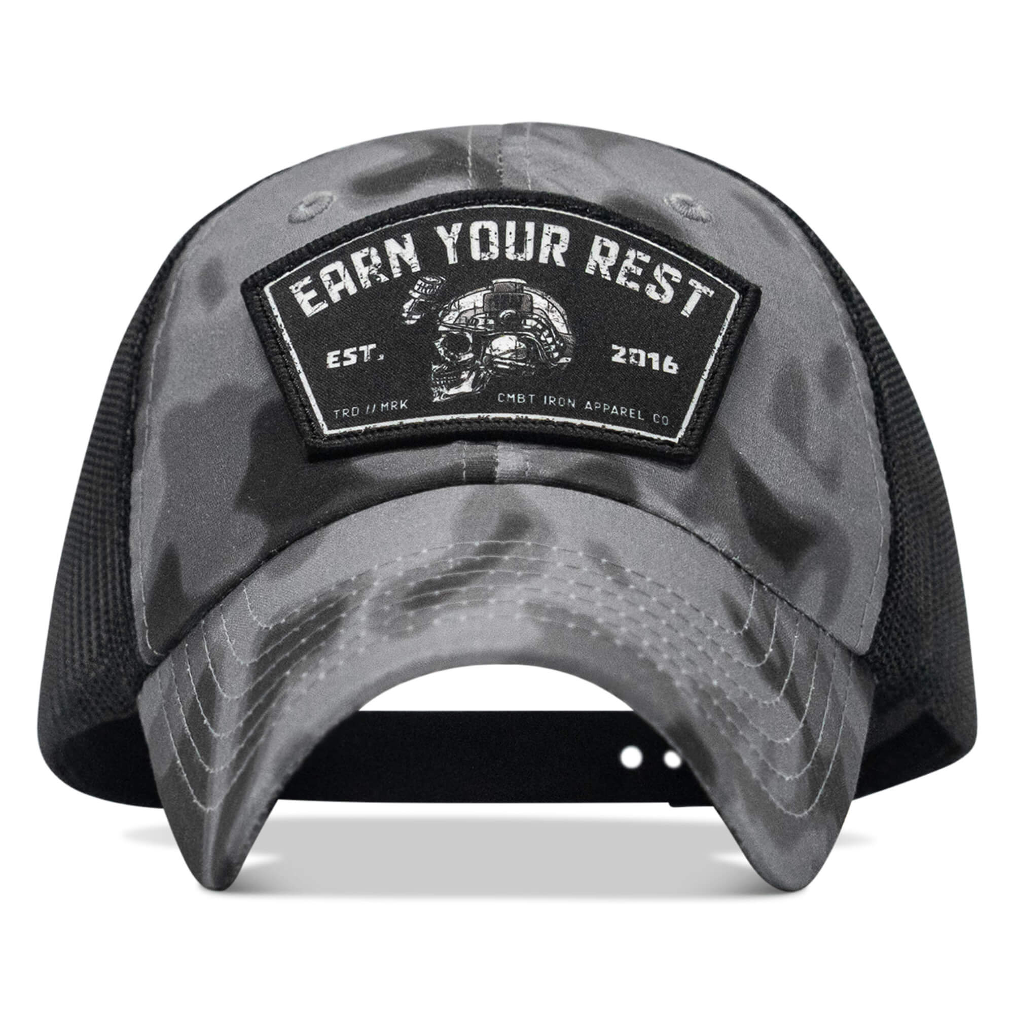 Earn Your Rest Patch Tactical Ripstop Mesh Snapback Hat - Image 14