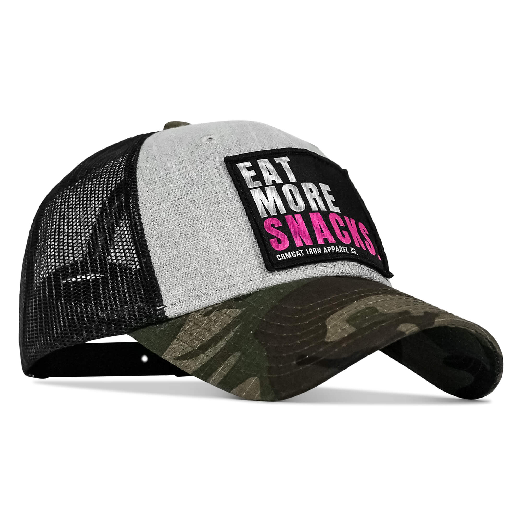 Eat More Snacks Patch Snapback Hat - Image 10