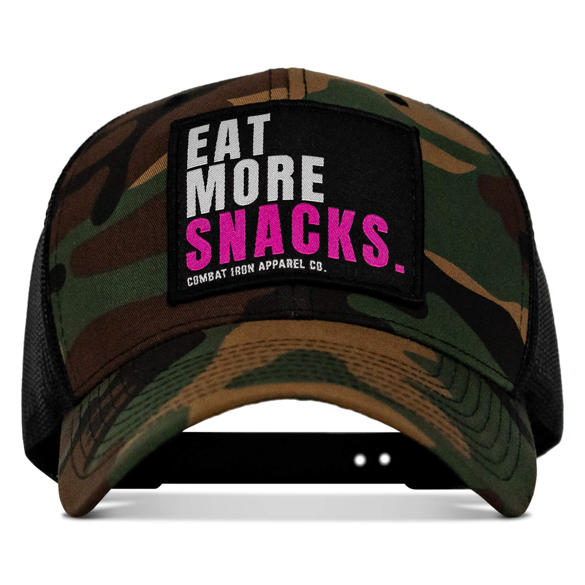 Eat More Snacks Patch Snapback Hat - Image 24