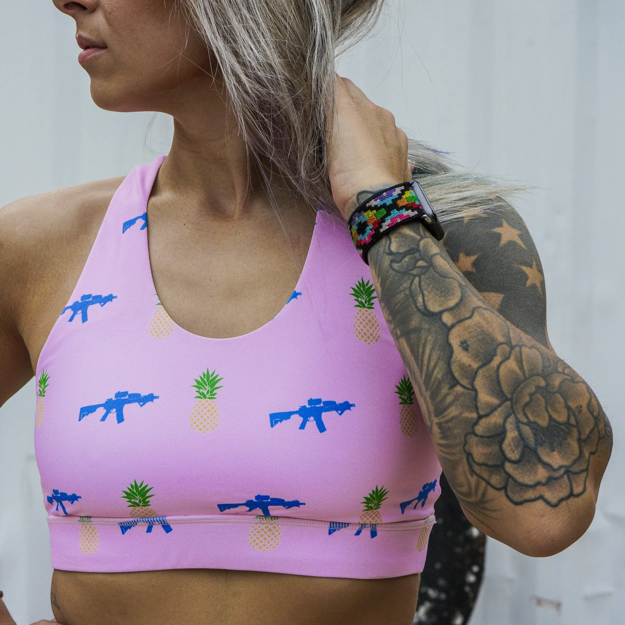 ESSENTIAL WIDE STRAP SPORTS BRA - Image 2