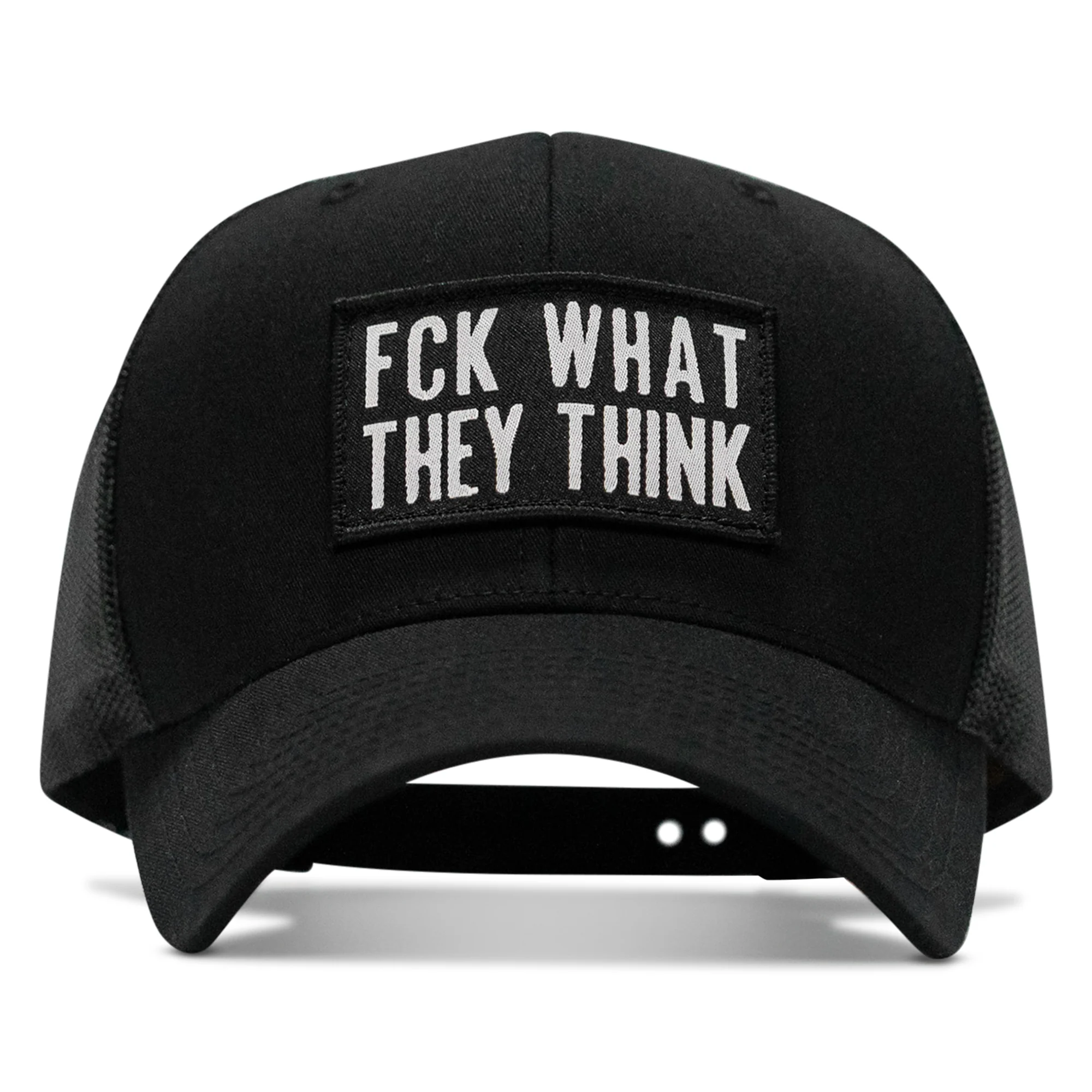 FCK What They Think Patch Snapback Hat - Image 6