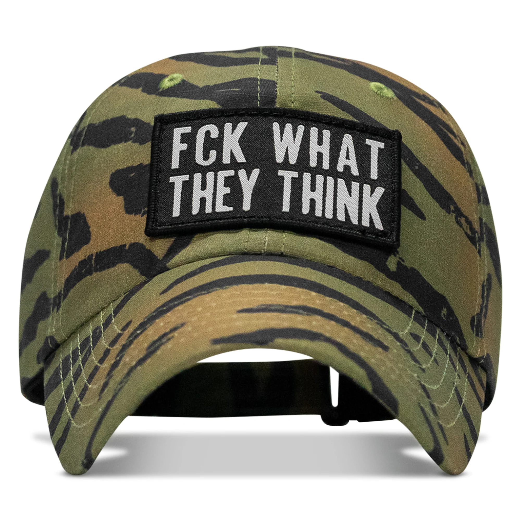 Fck What They Think Patch Tactical Ripstop Mesh Snapback Hat - Image 61