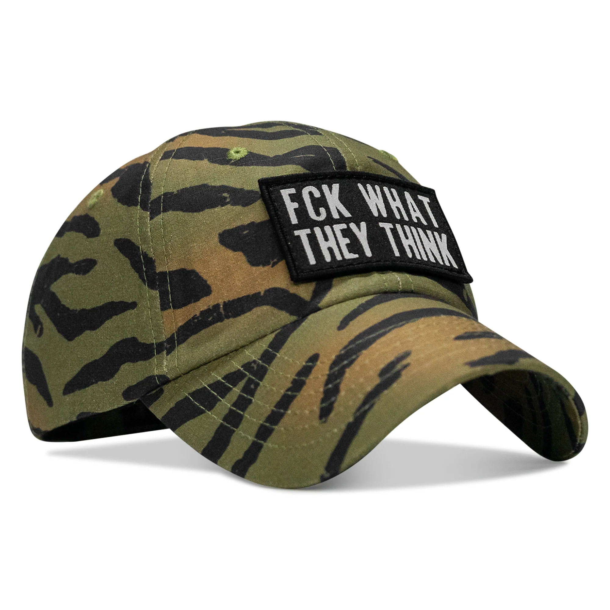 Fck What They Think Patch Tactical Ripstop Mesh Snapback Hat - Image 63