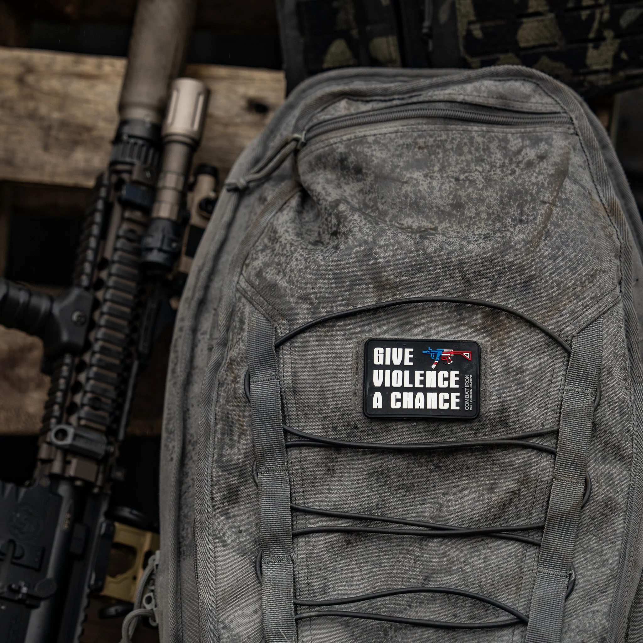 Give Violence A Chance PVC Patch - Image 2