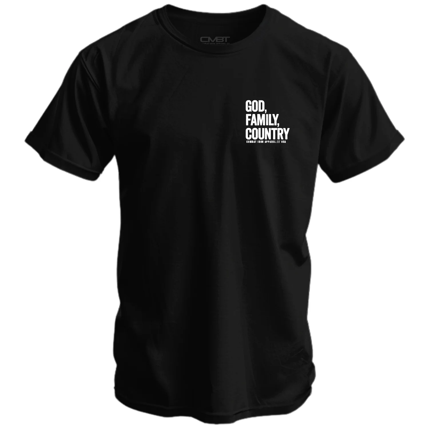 God, Family, Country - Honoring Charlie Kirk Men's T-Shirt (+PROFITS DONATED) - Image 2